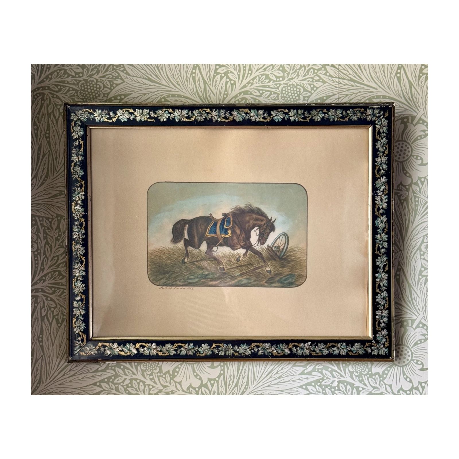 Watercolour Horse 1 Of 2, 1800s photo Art