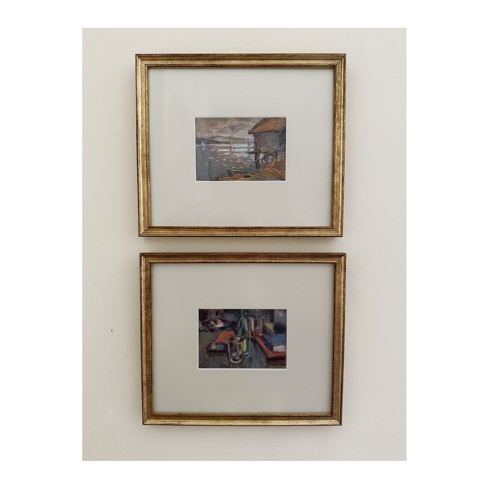 Still Life In Pastel, 1950s, By Edvin Ollers photo for sale