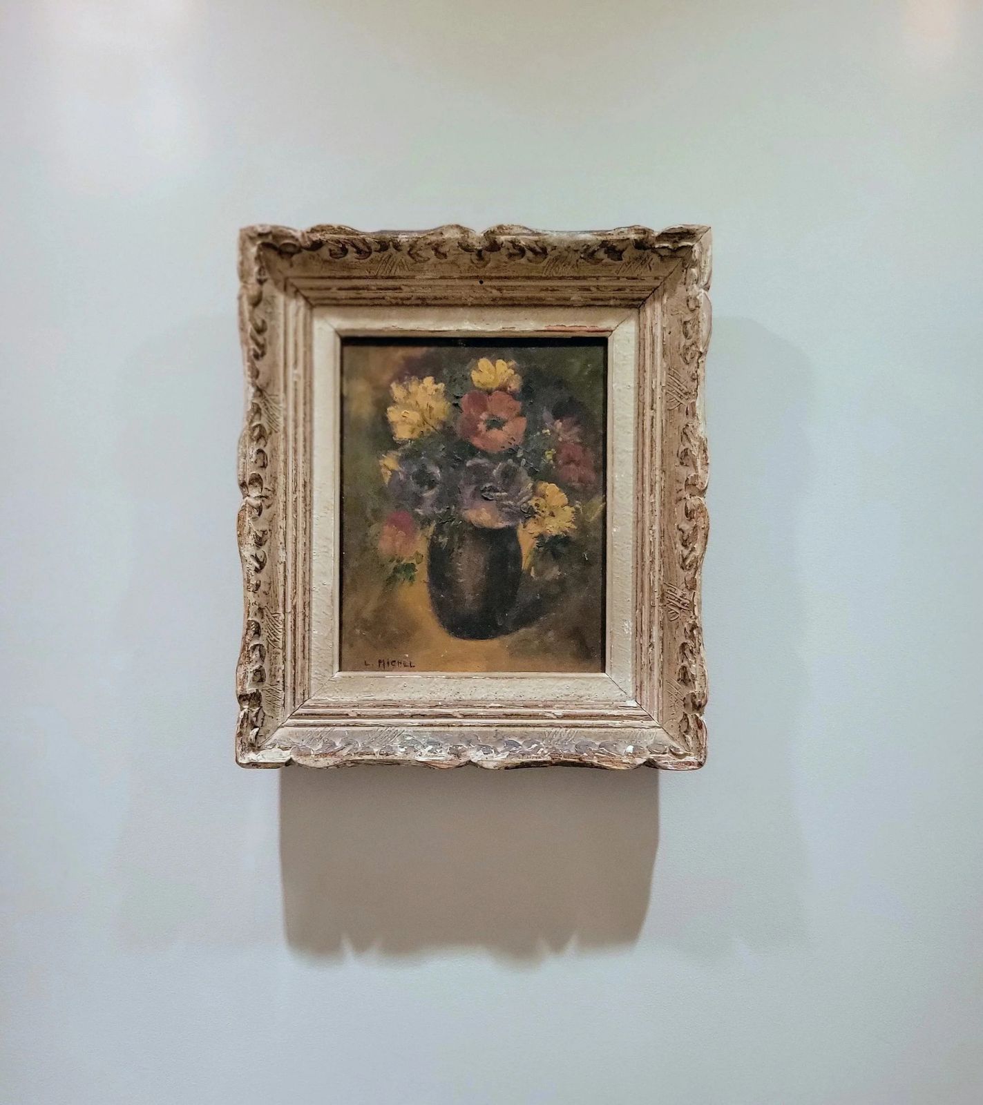 photo buy French Anemones  Original Framed French Floral Still Life