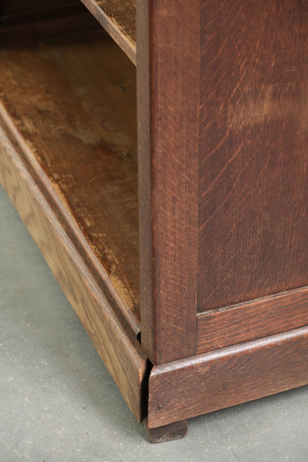 photo for sale Handy Antique Dutch Oak Bookcase From The Early 20th Century With A Correct Appearance.