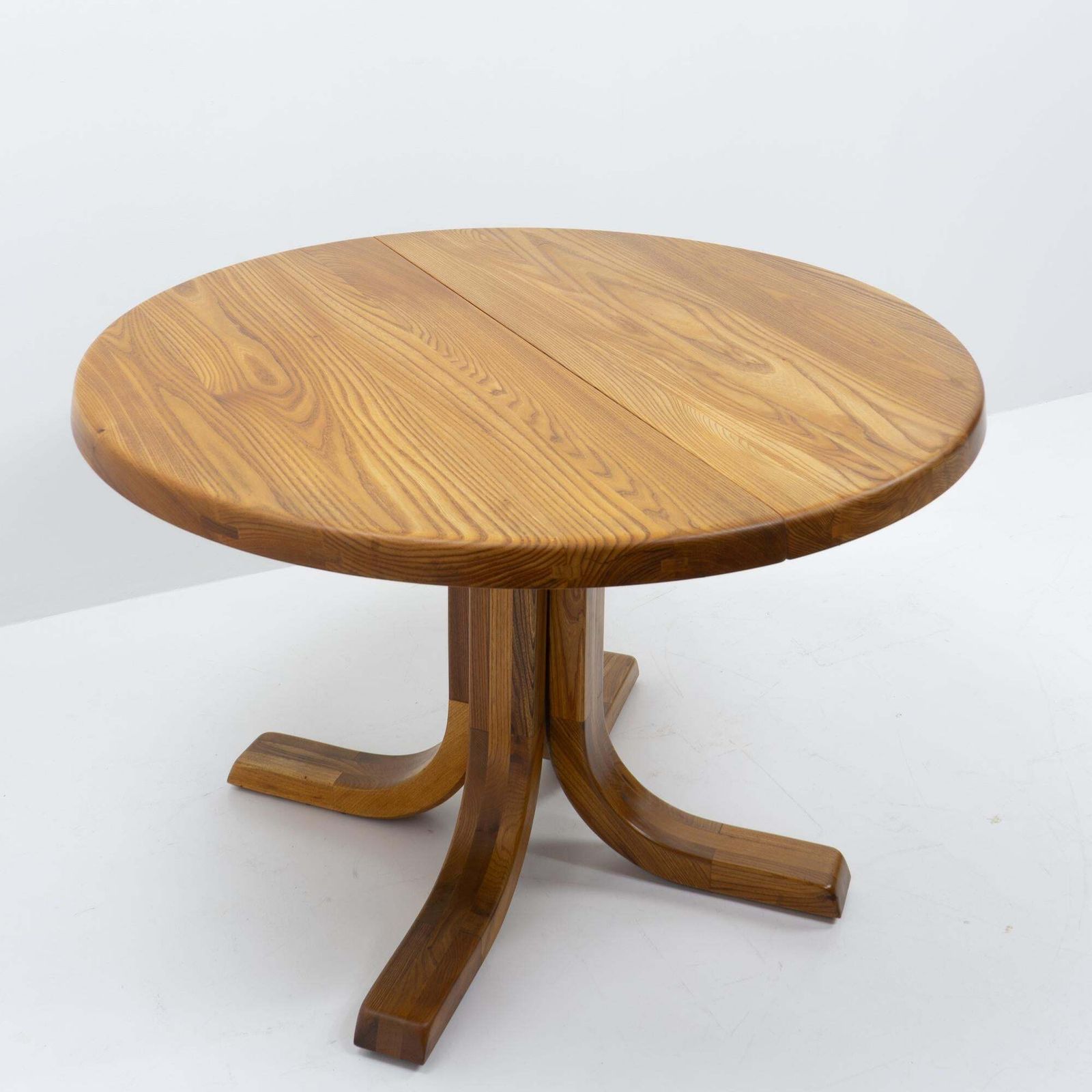 French Design Original Pierre Chapo Extendable T40 Dining Table, 1970s photo furniture