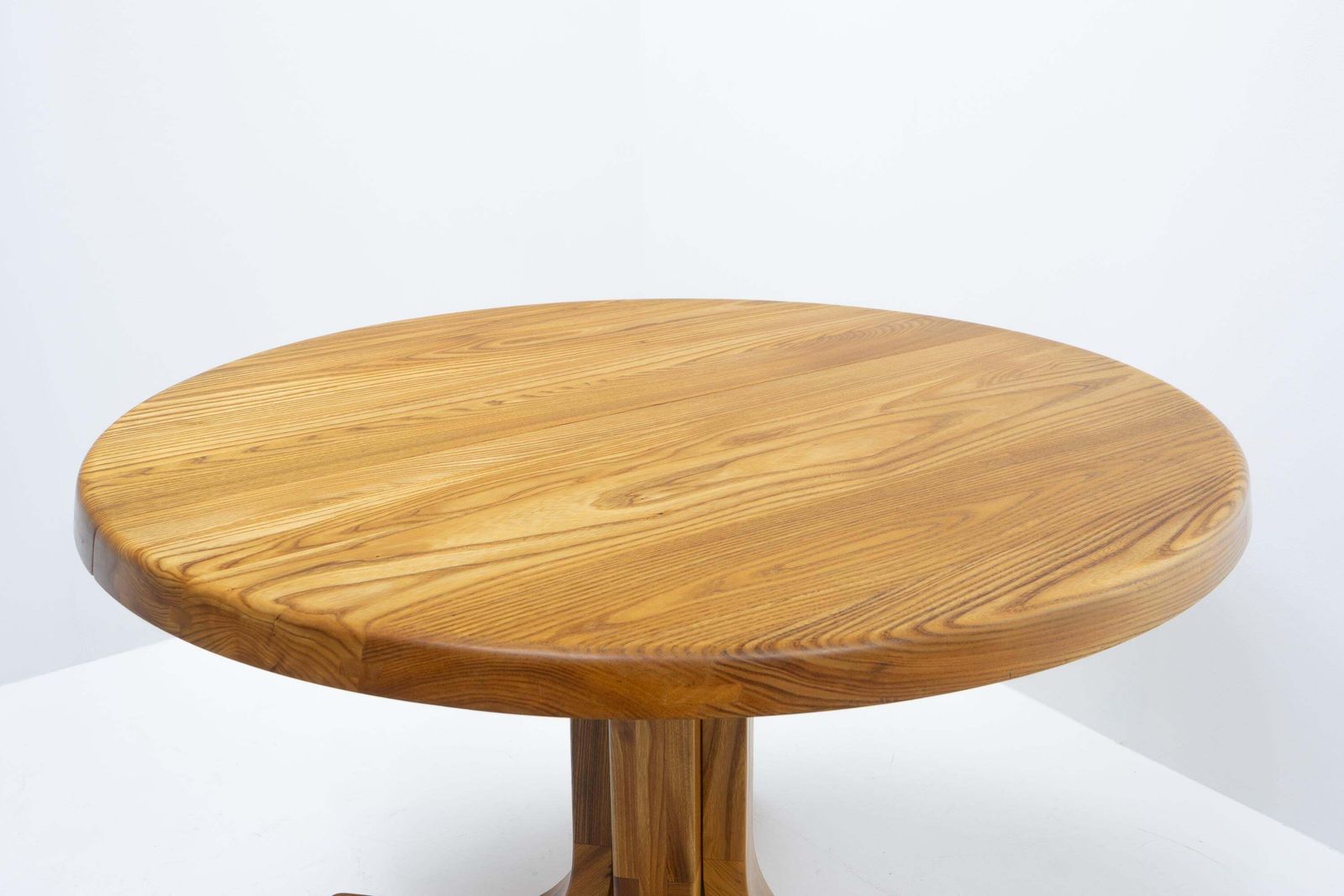 Furniture French Design Original Pierre Chapo Extendable T40 Dining Table, 1970s photo