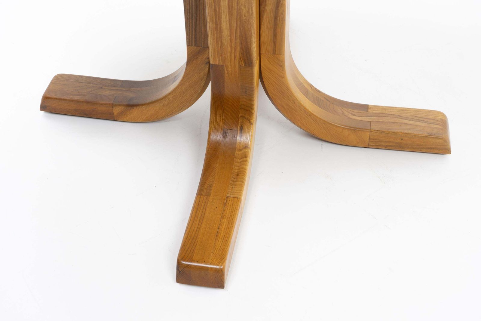 7600.0 French Design Original Pierre Chapo Extendable T40 Dining Table, 1970s photo