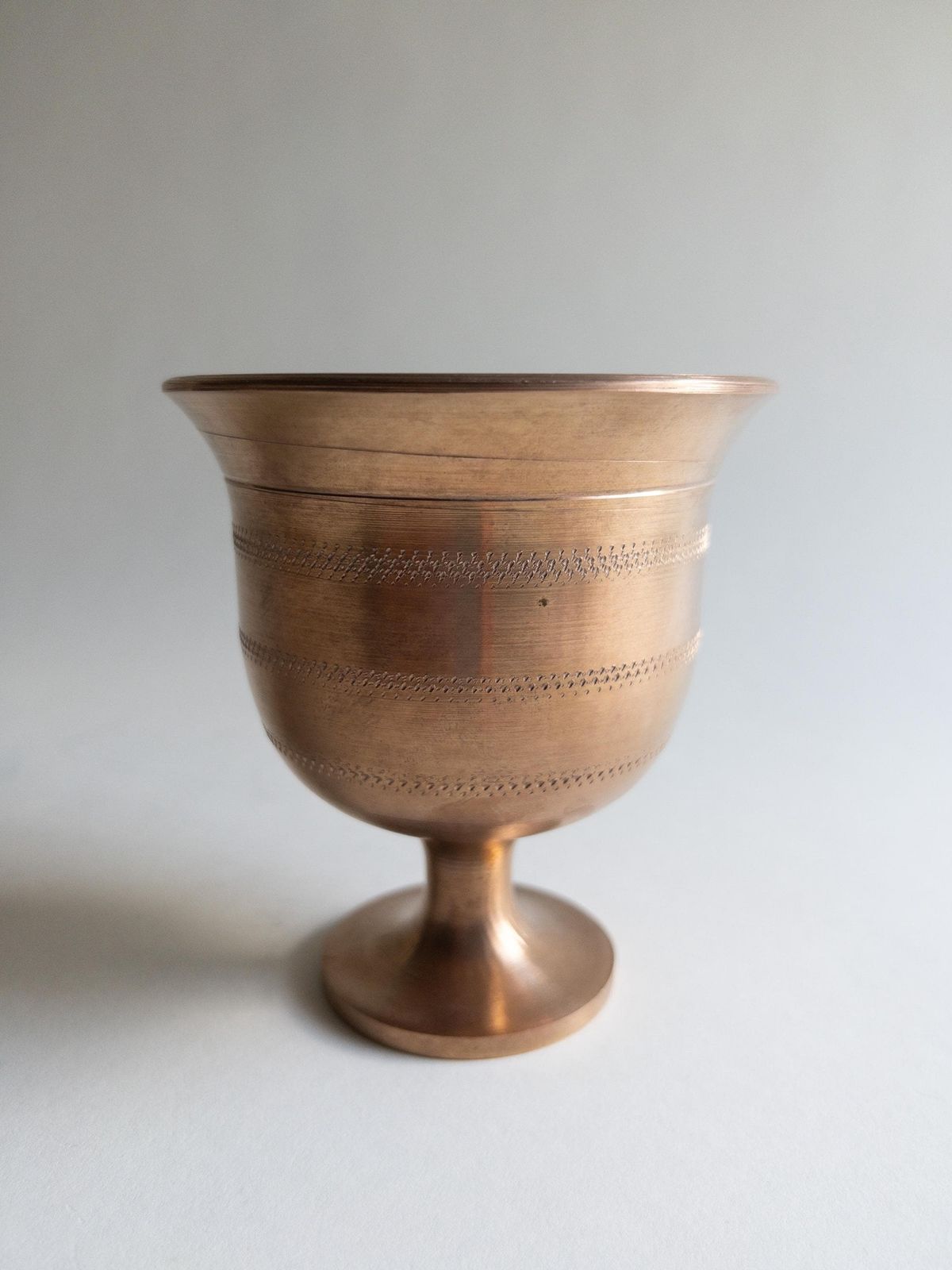 80.0 Vintage Footed Brass Mortar And Pestle, Apothecary Pill Crusher, Herb Grinder photo
