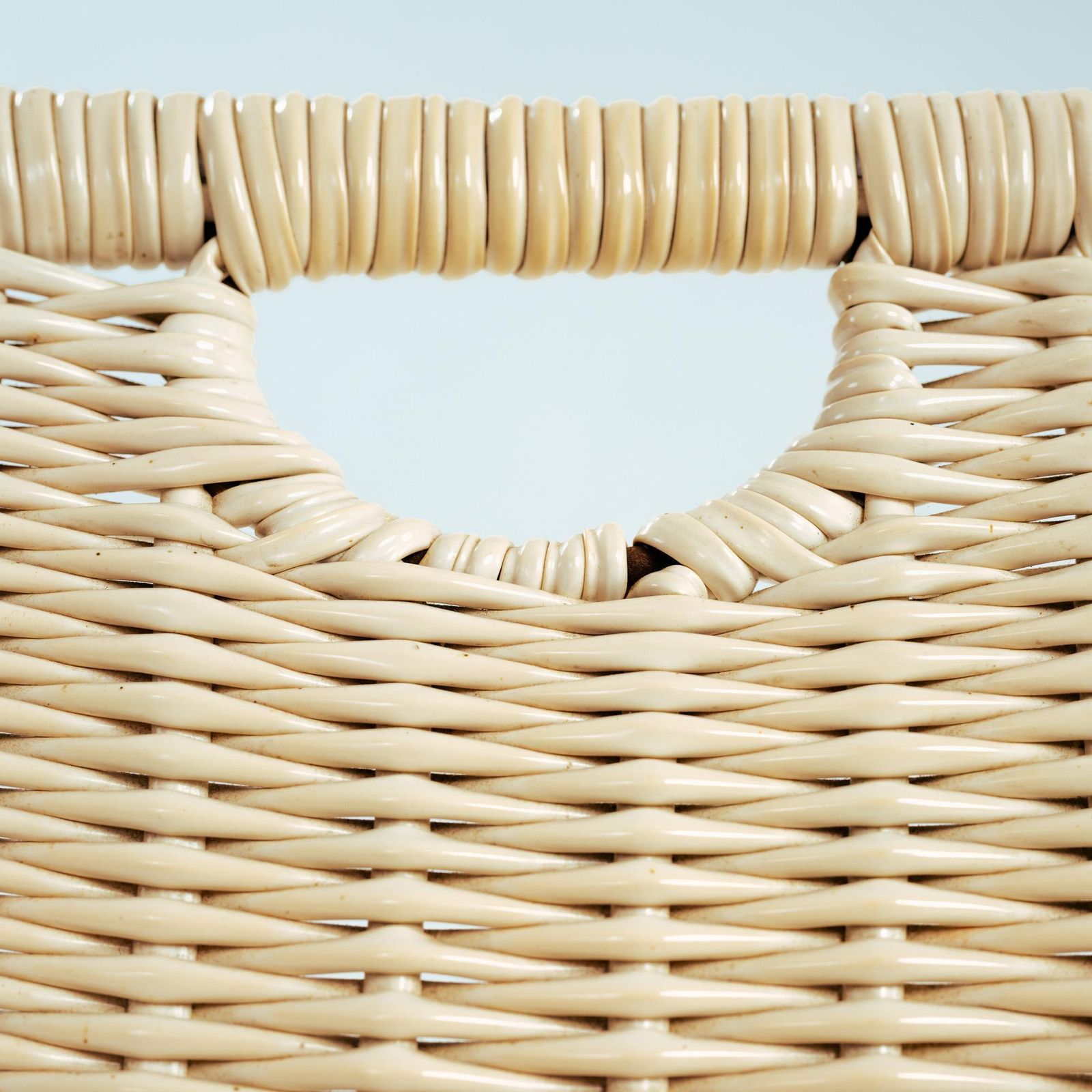 photo buy 4 Mid Century Tossa Wicker Folding Garden Chairs By Hilbrant, Italy, 1960s
