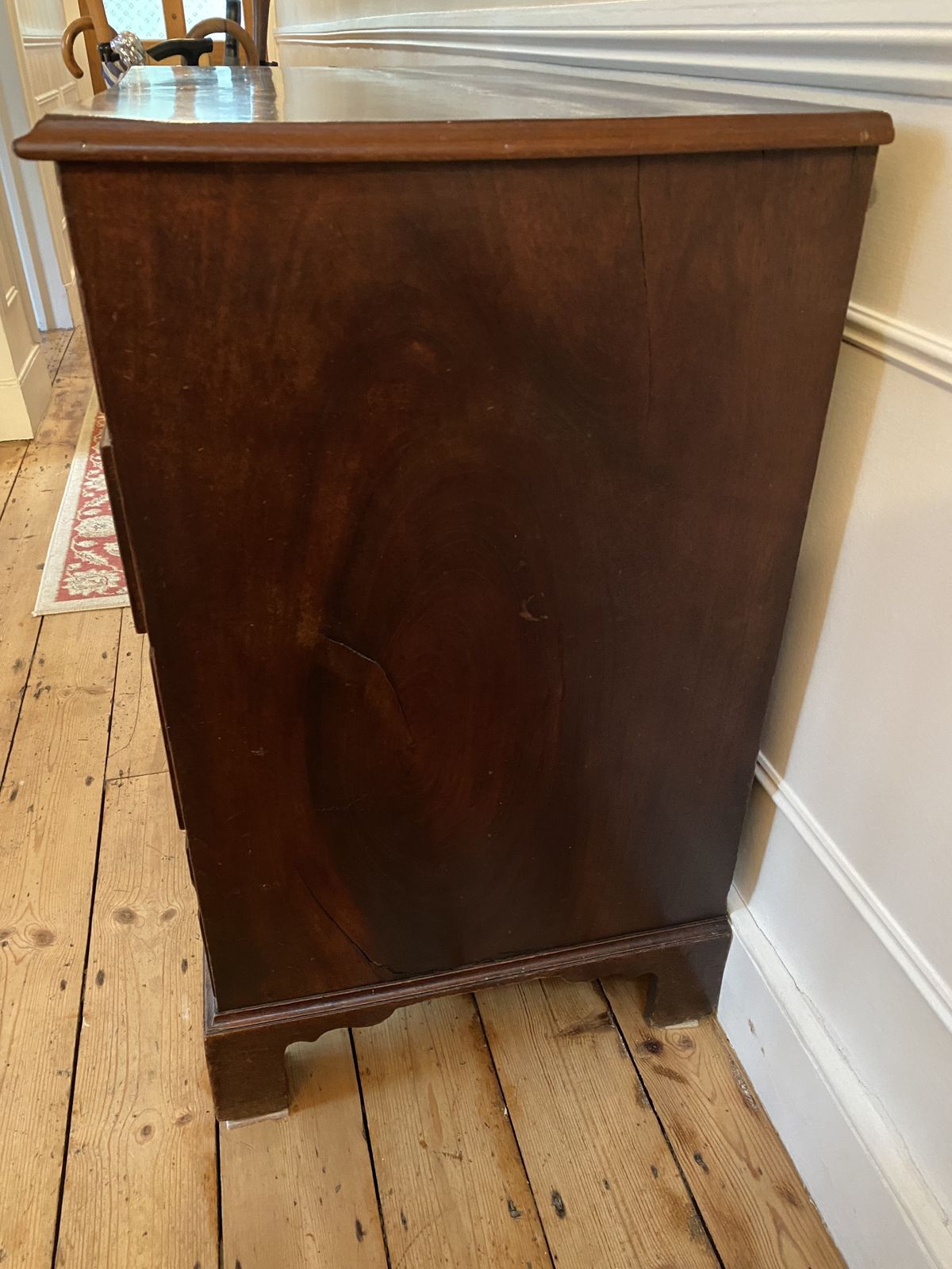 Georgian Chest Of Drawers In Mahogany photo for sale