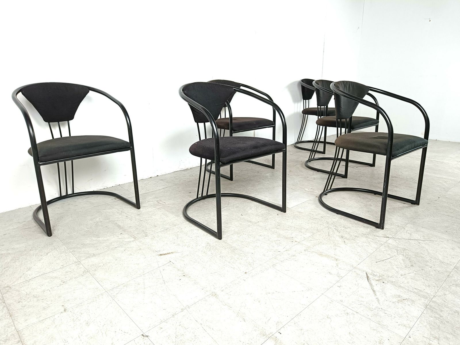Italian Postmodern Dining Chairs, 1980s   Set Of 6 photo Furniture