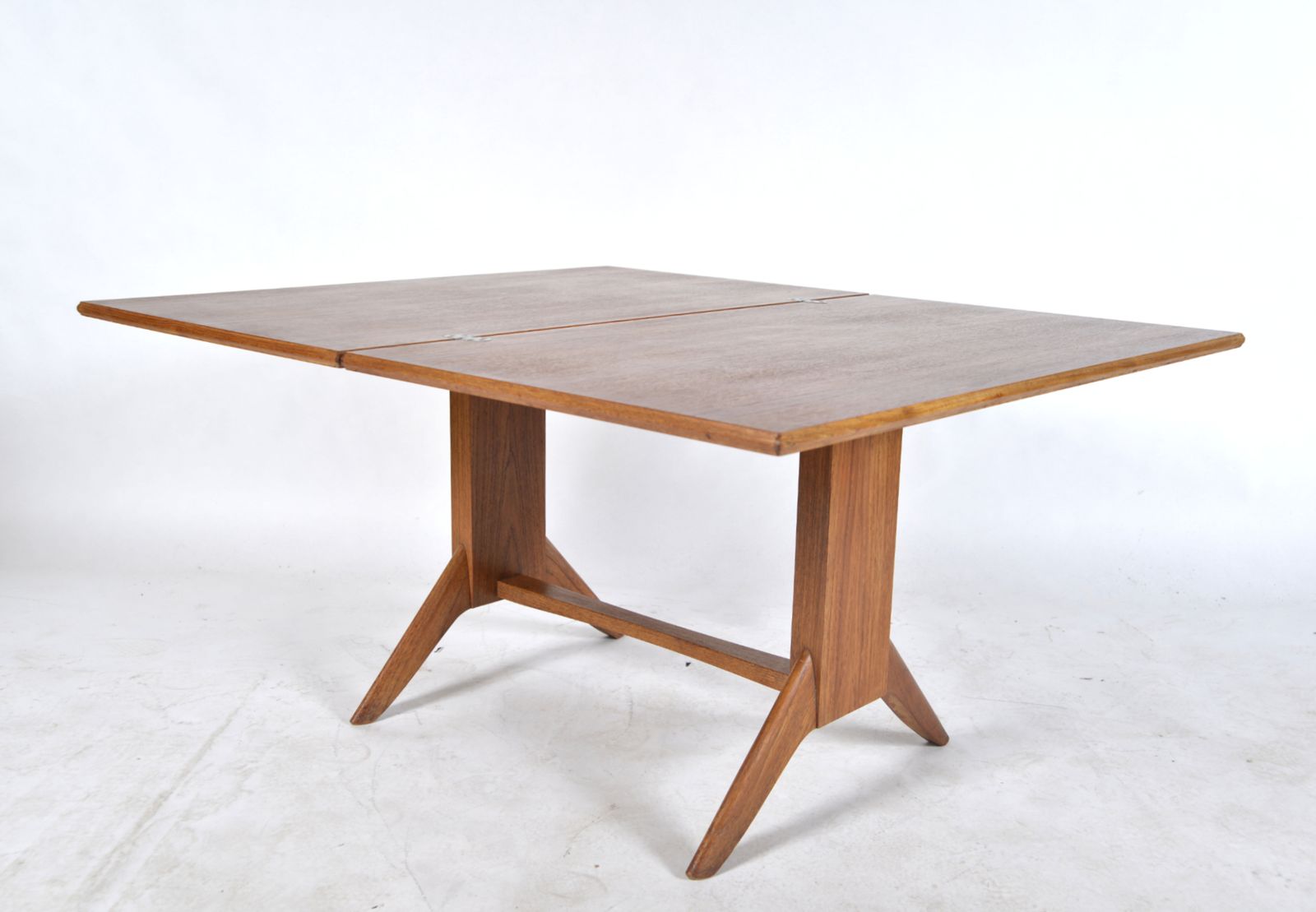 Midcentury Teak 1950s Metamorphic Dining Coffee Table By Wilhelm Renz Germany