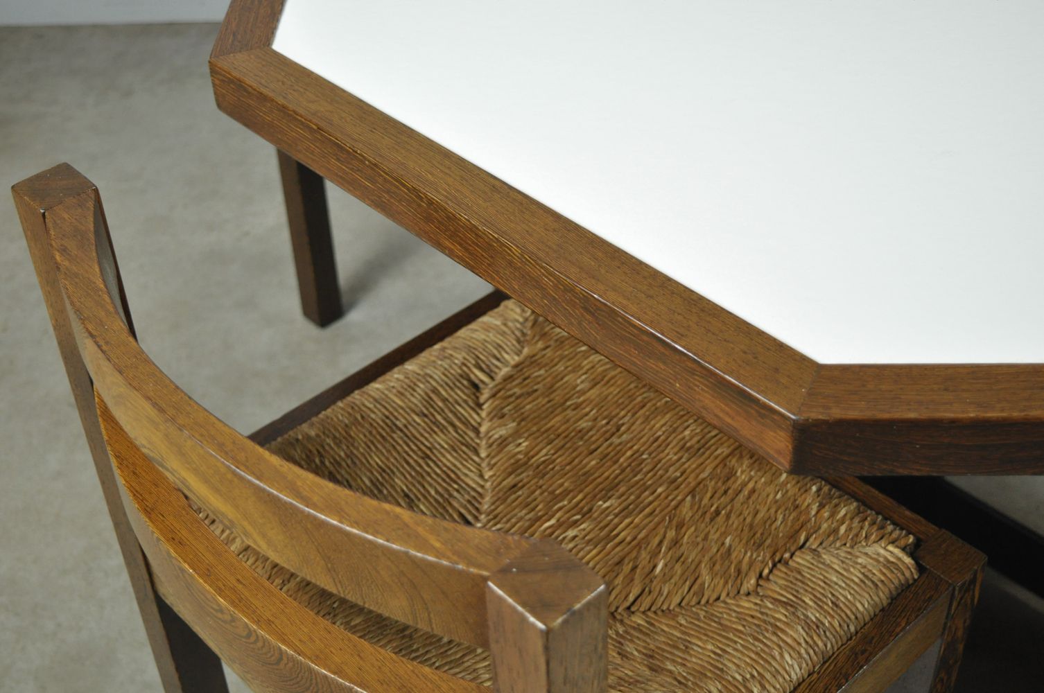 Modern Vintage Nederlandse Wengé Eettafel, jaren 1970 photo buy