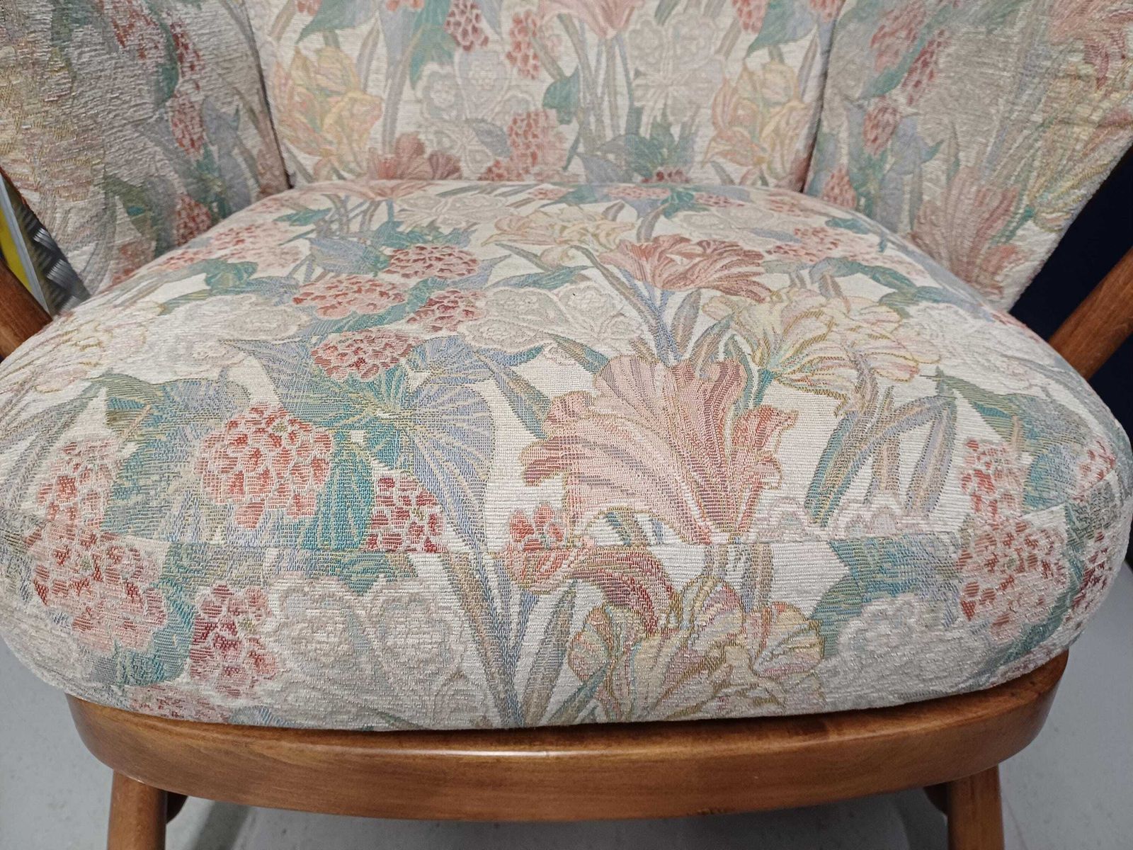 Ercol Evergreen 1913 Lounge/Easy High Back Chair   Golden Dawn Frame New Webbing   Free Delivery Within 50 Miles, Further "At Cost" photo Furniture