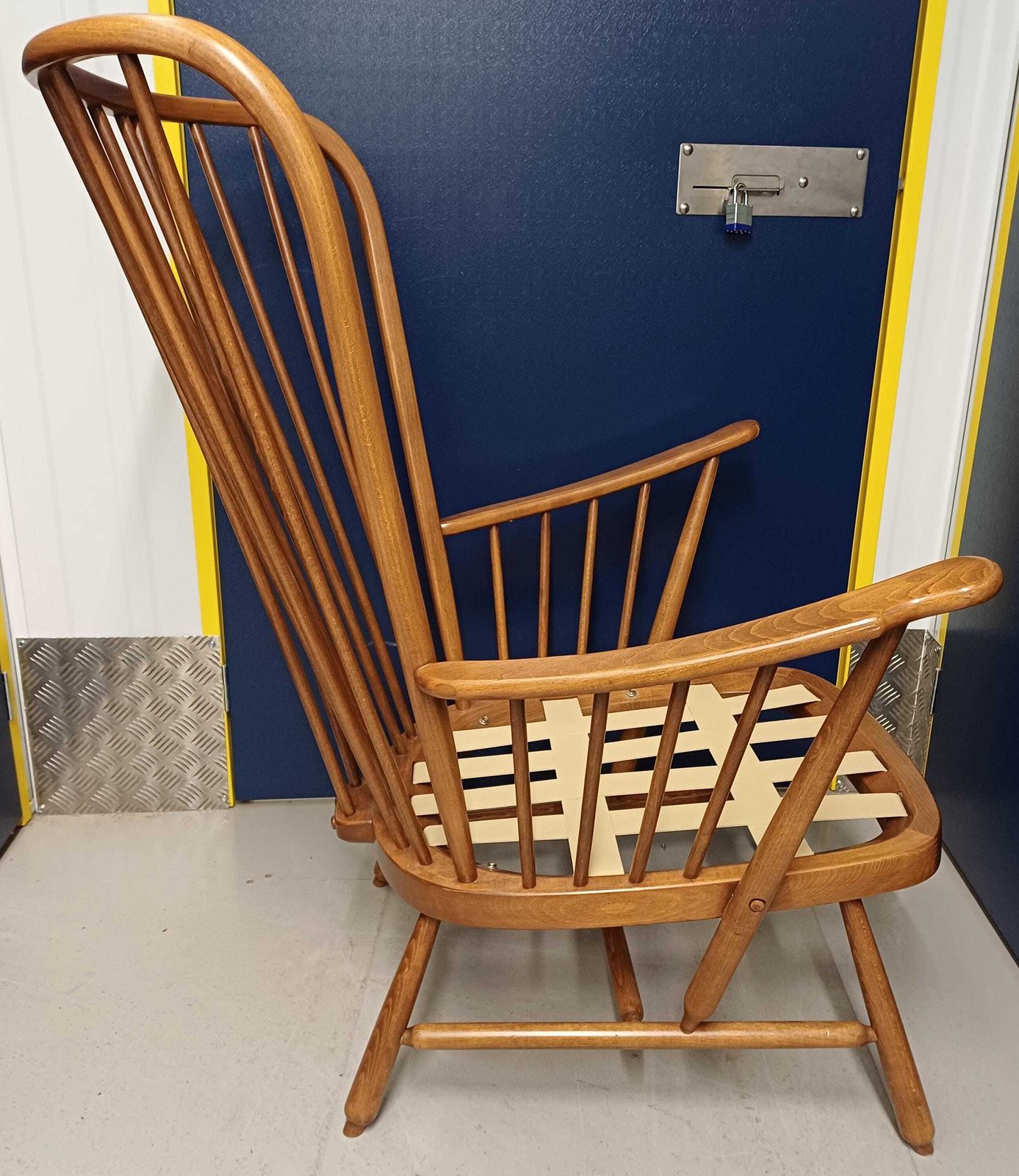 photo furniture Ercol Evergreen 1913 Lounge/Easy High Back Chair   Golden Dawn Frame New Webbing   Free Delivery Within 50 Miles, Further "At Cost"