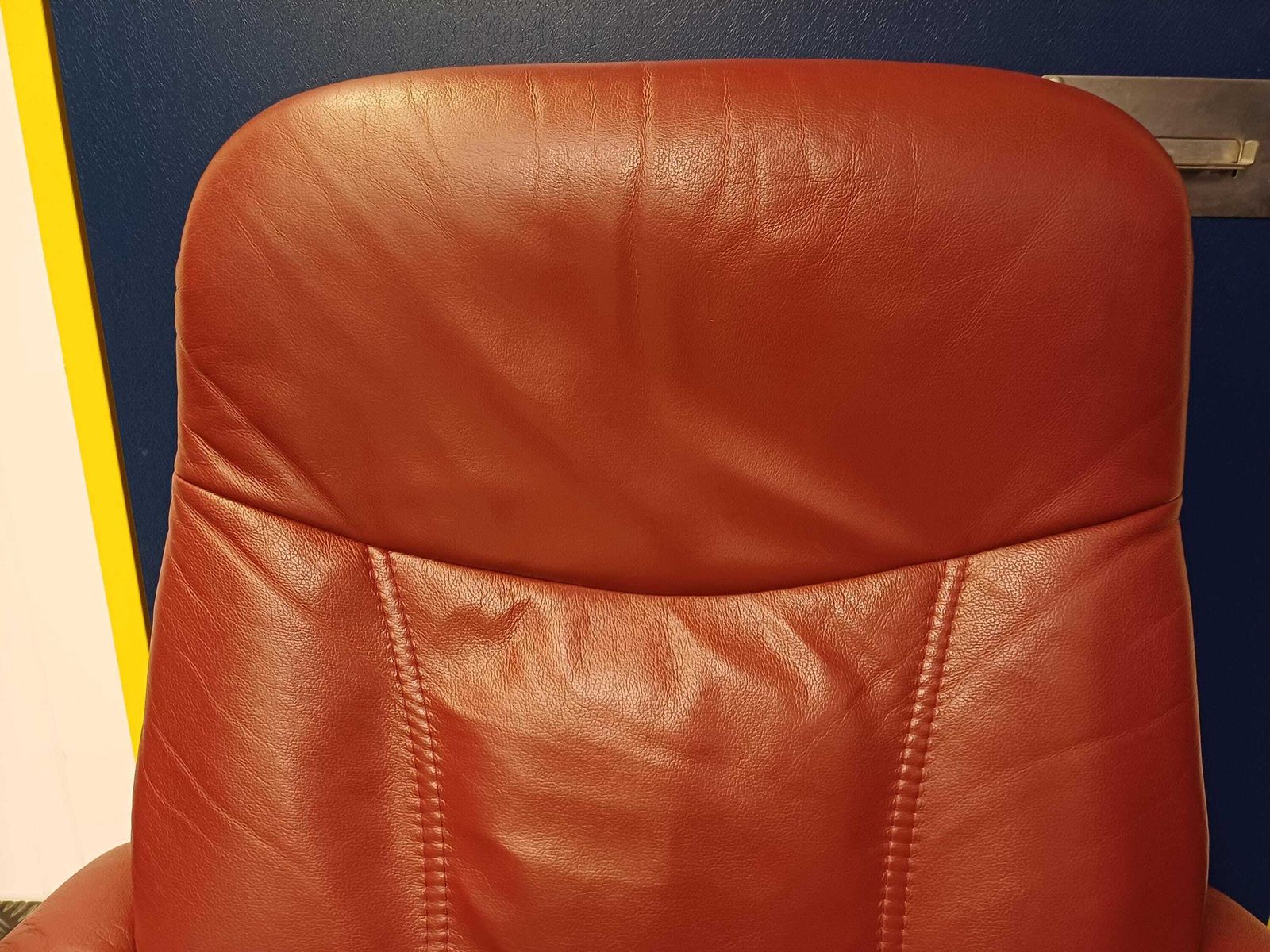 Ekornes Stressless Grey Leather Swivel Recliner Armchair & Footstool photo 400.0