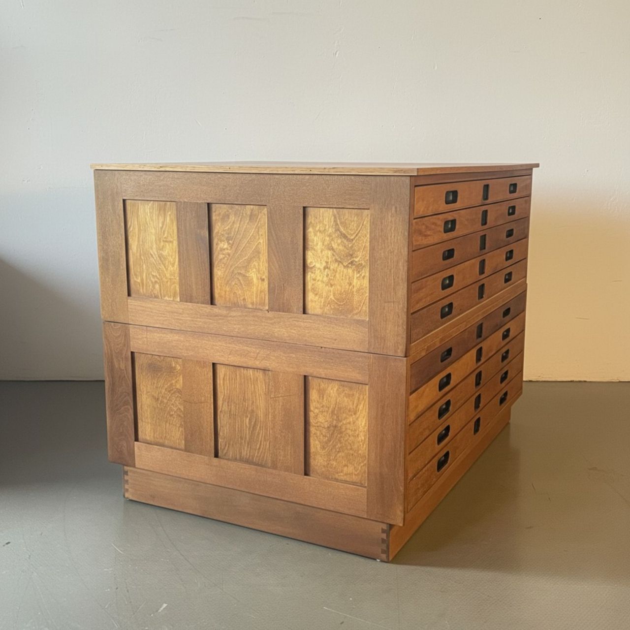 Midcentury Staverton Plan Chest With Inset Handles photo vinterior