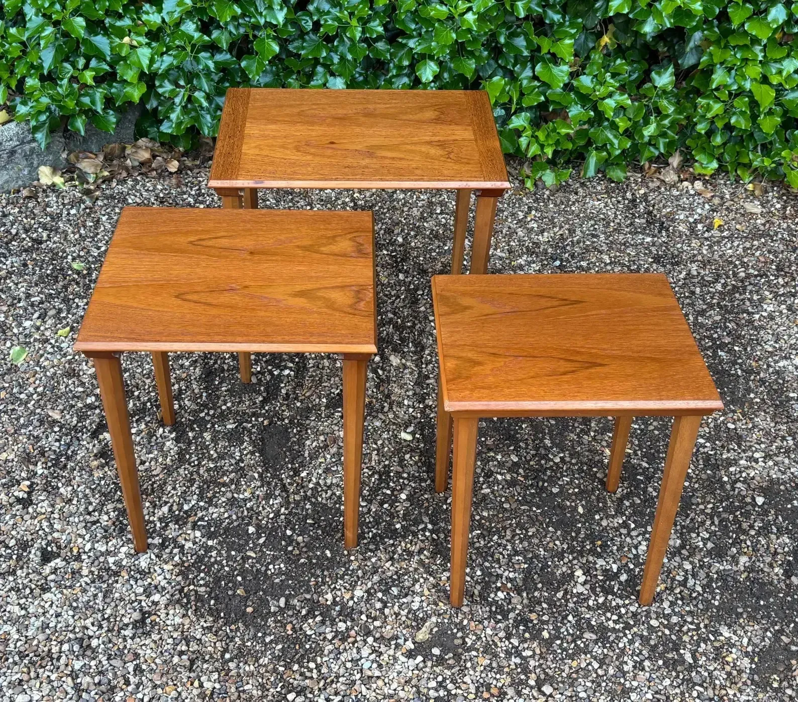 Vintage Herbert E Gibbs Nest Of Tables C.1960s photo 210.0