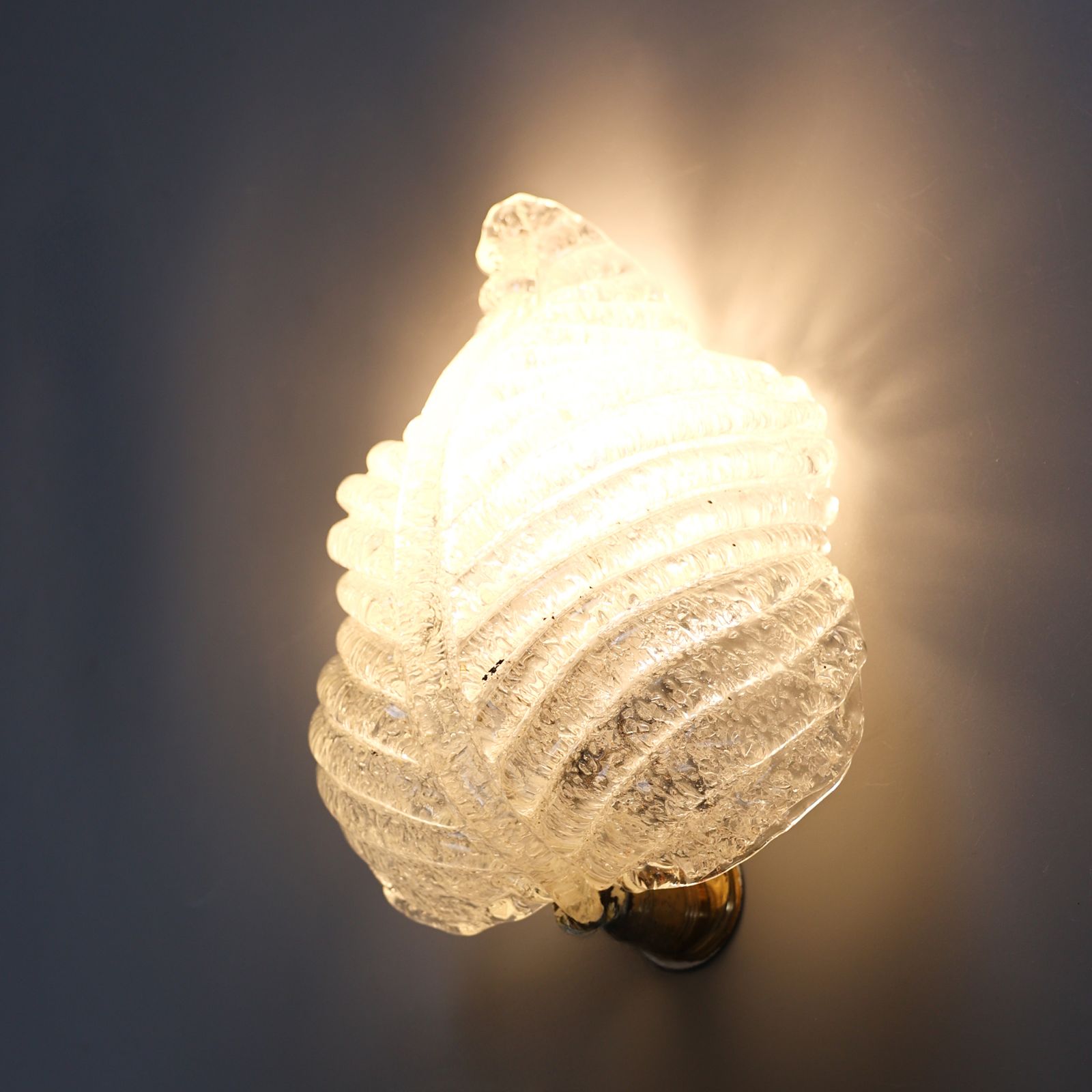 Vintage Sconce By Barovier & Toso, 1940s. photo 333.0