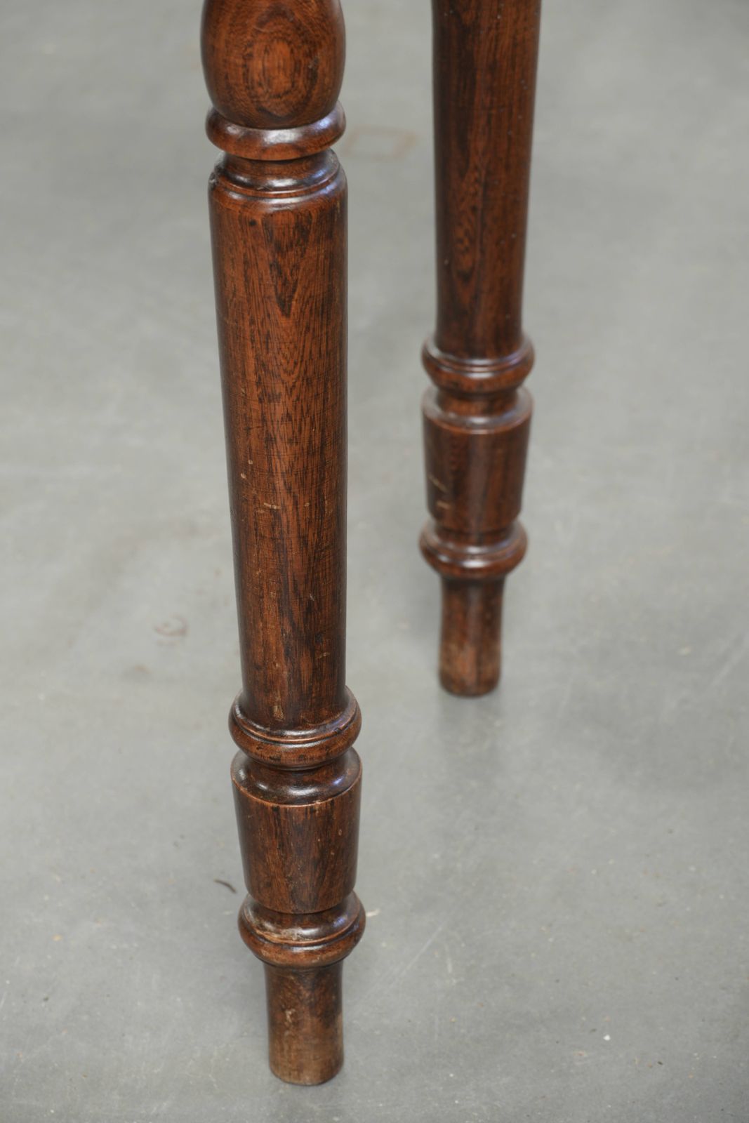 photo for sale Antique English Oak Side Table/Hall/Corridor Table From The Early 19th Century With A Beautiful Appearance.