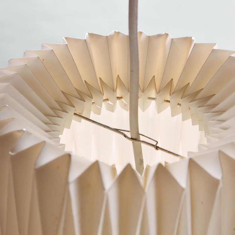 Model 102 Pendant By Tove & Edvard Kindt Larsen For Le Klint, 1970s photo Lighting