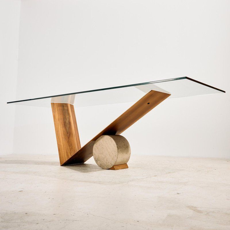 Valentino Dining Table By Emanuele Zenere For Cattelan Italia, 1990s photo for sale