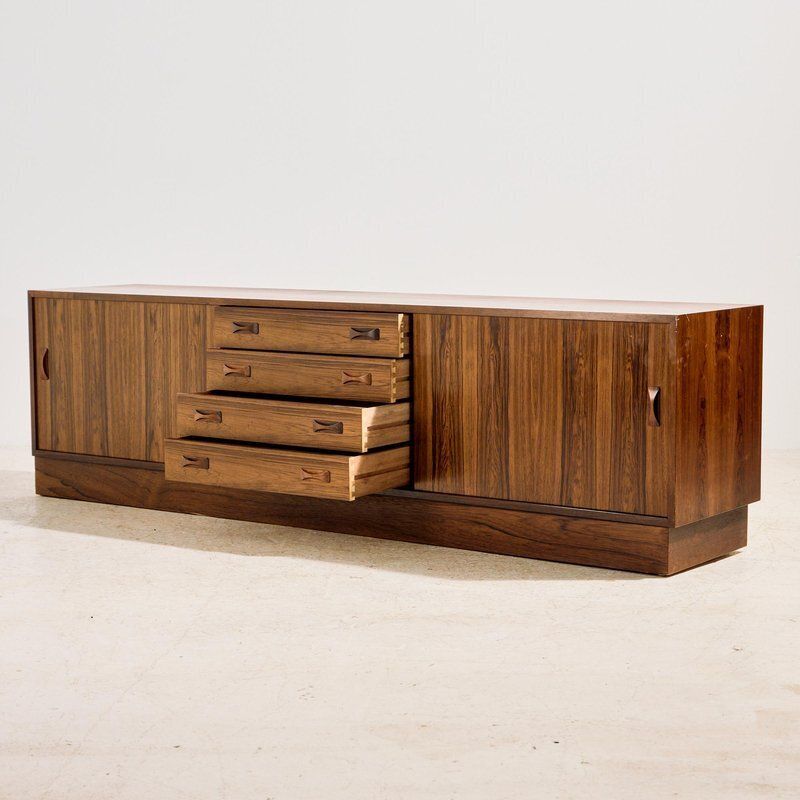 Vintage Rosewood Sideboard From Clausen & Son, 1960s photo Furniture