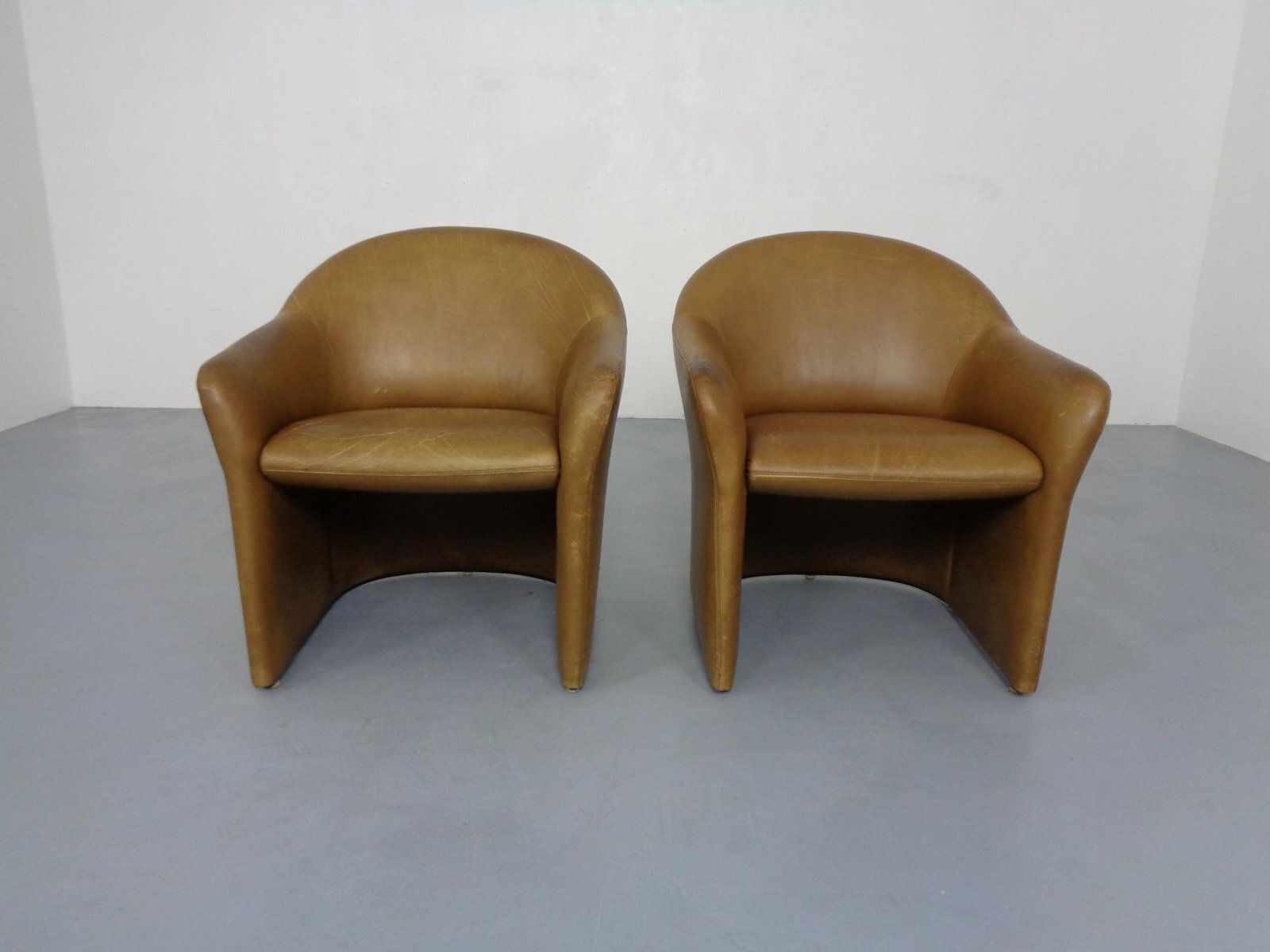 Mid Century German Leather Cocktail Chairs From Walter Knoll, 1960s, Set Of 2 photo furniture