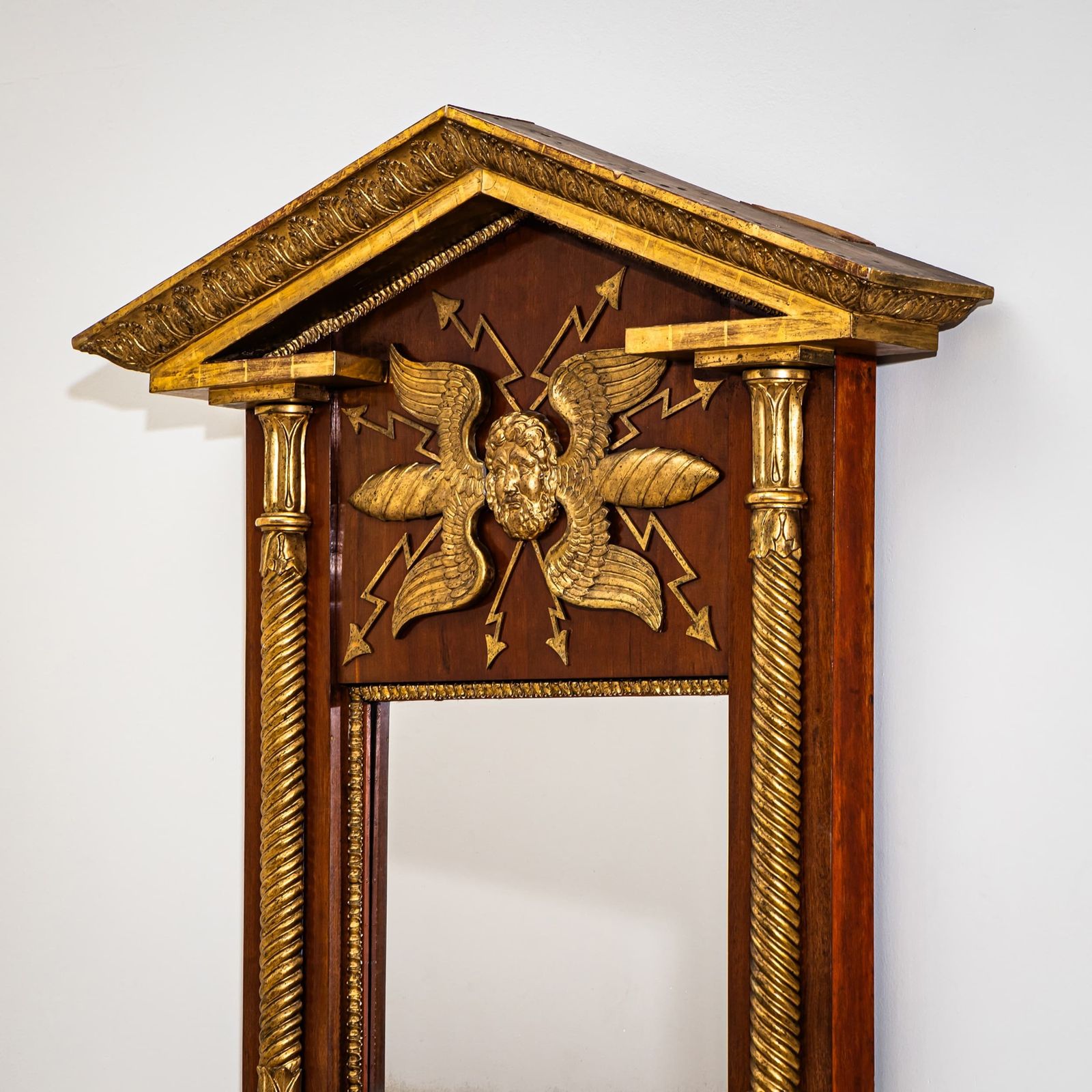 Empire Mirror By Johan Martin Berg, Gothenburg / Sweden, Early 19th Century photo for sale