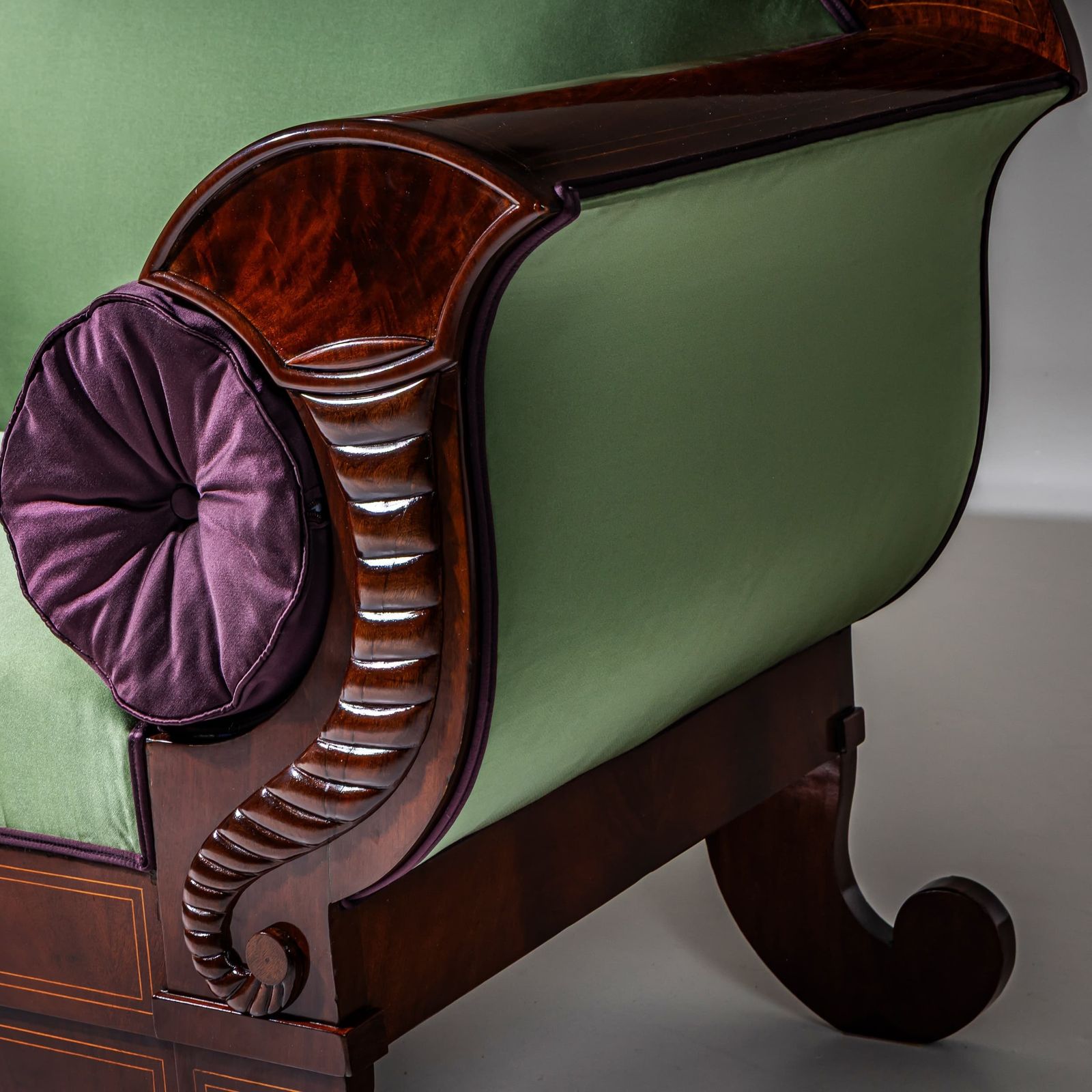 photo for sale Biedermeier-sofa in mahonie, Noord-Duitsland, ca. 1830