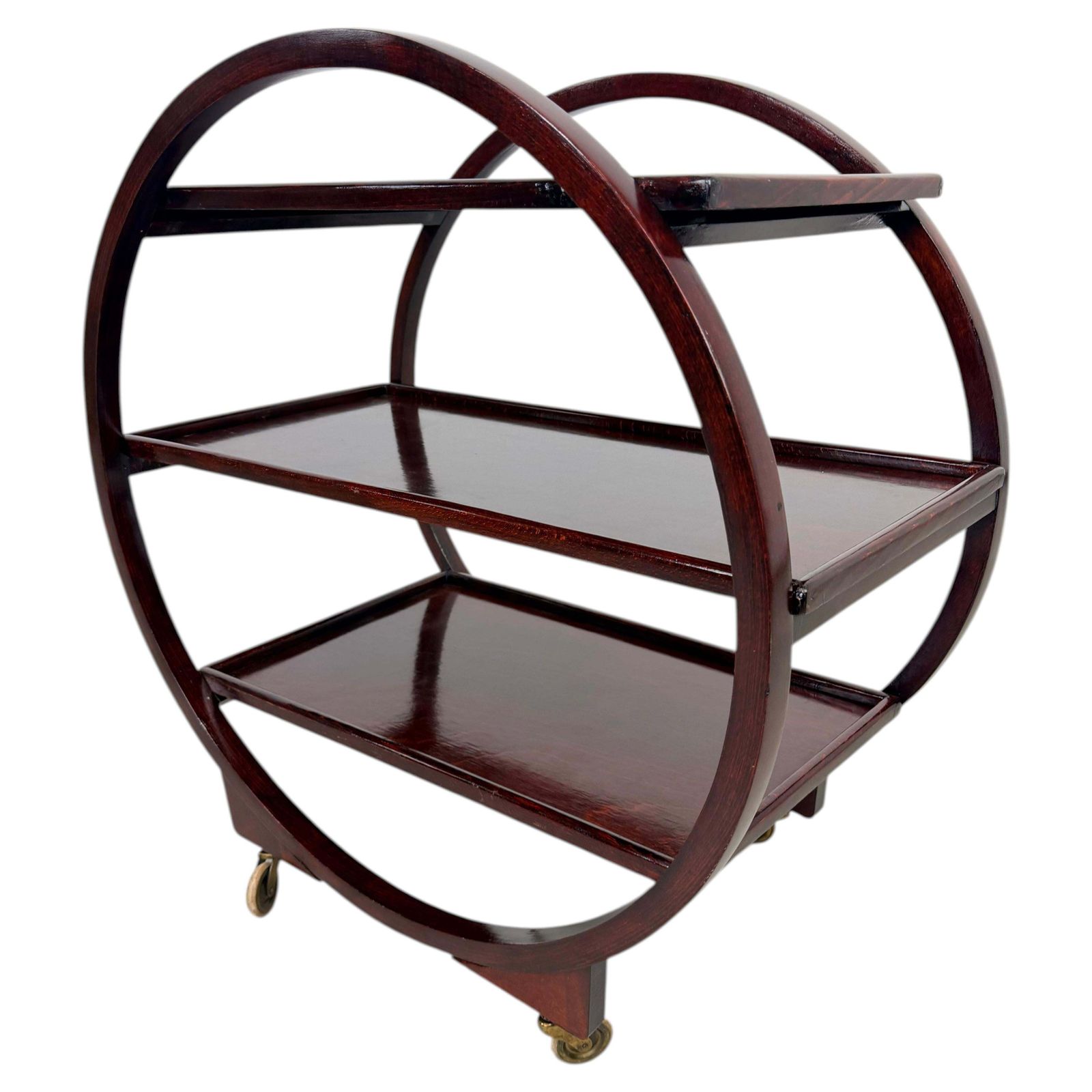 Art Deco Serving Trolley No.1157 By Thonet Debrecen