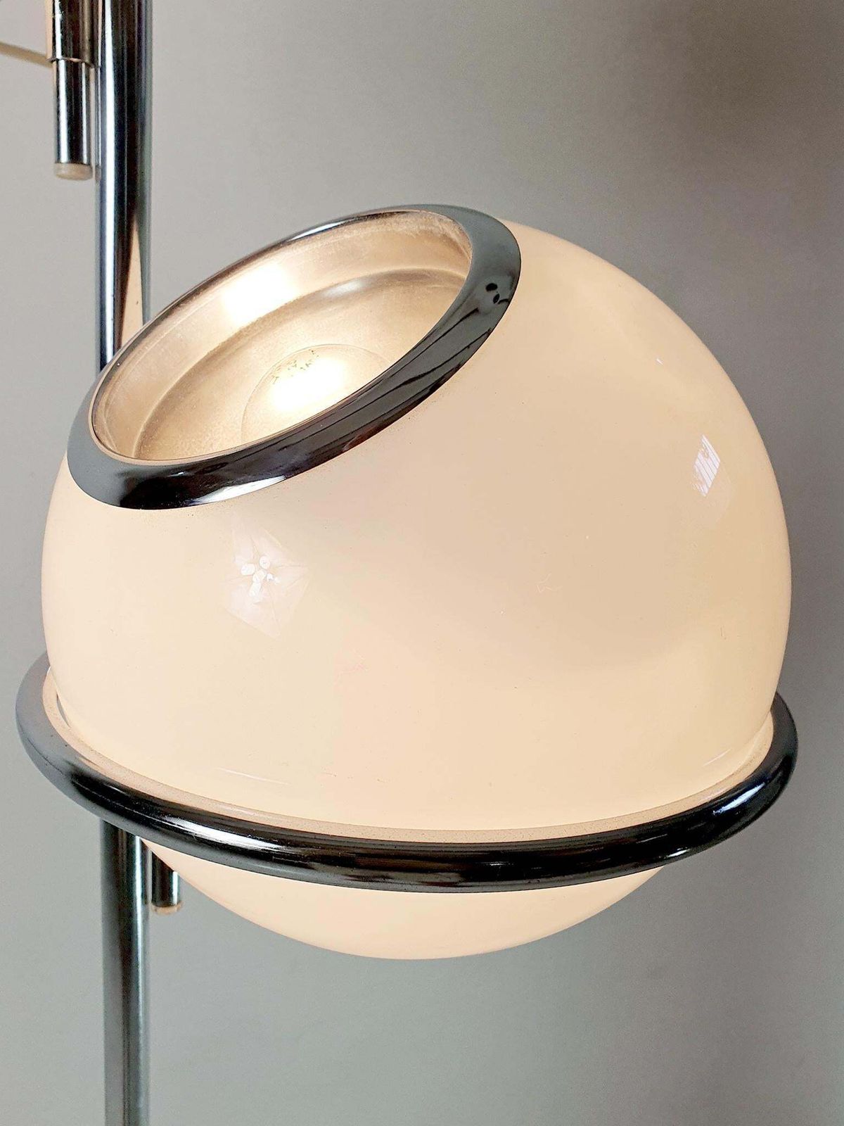 Gino Sarfatti Model 1094 Floor Lamp, Marble & Chrome, Italy 1969 photo buy