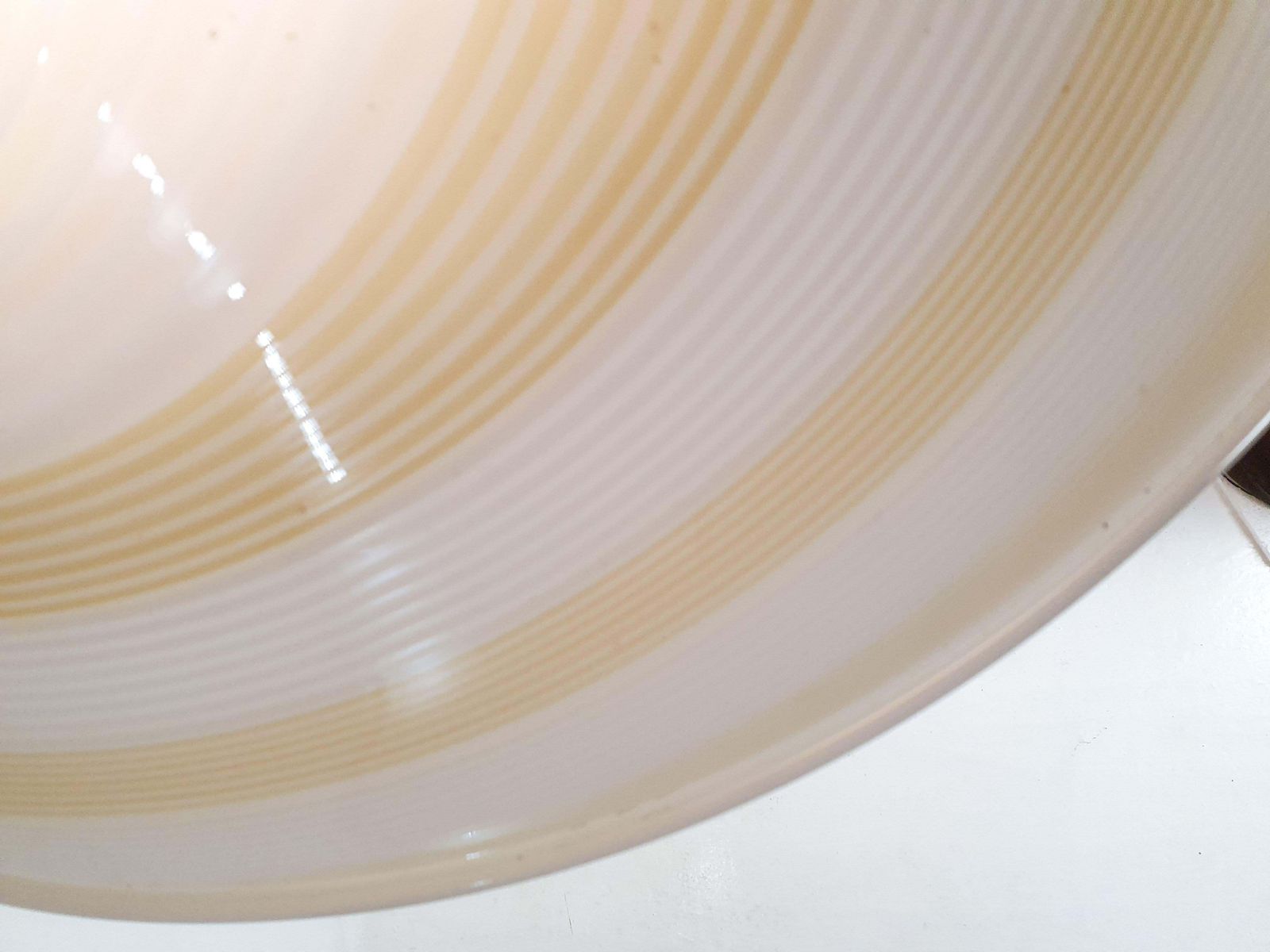 Murano Glass Swirl Pendant Lamp, Handmade, Modern Design, Italy, 1970s photo vintage