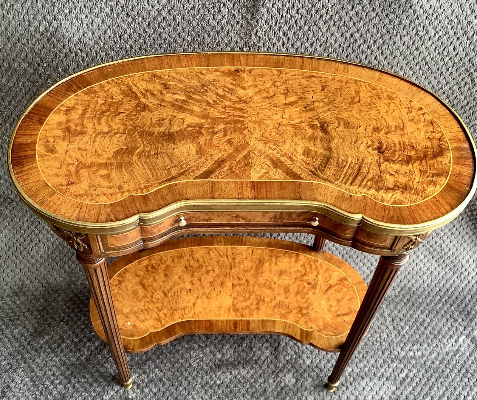 Pair Of Amboyna Bedside/Side Tables photo for sale