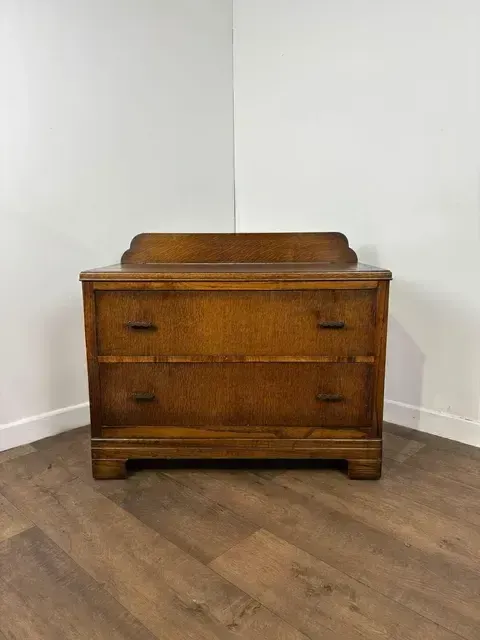 Vintage Oak Chest photo for sale