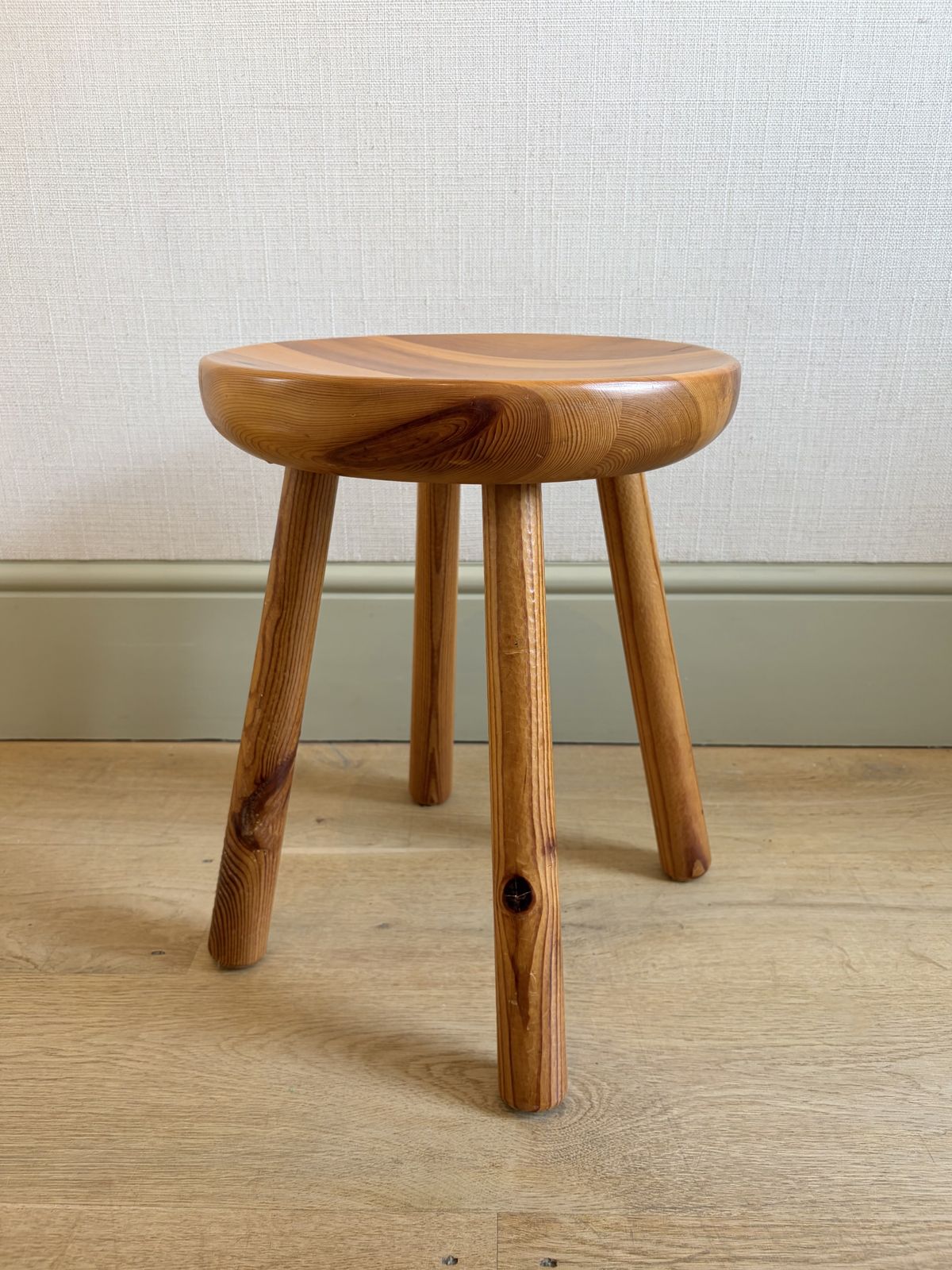 Charlotte Perriand Tripod Stool For Les Arcs photo furniture