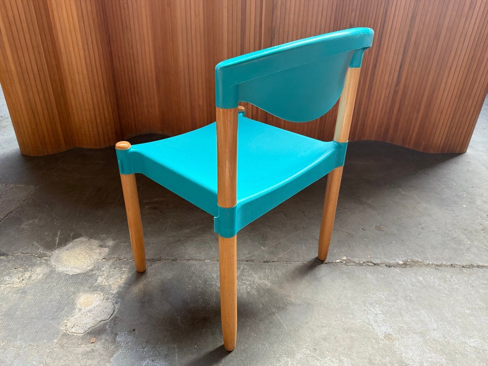 Strax Chairs In Turquoise By Hartmut Lohmeyer For Casala, 1981, Set Of 6 photo vinterior