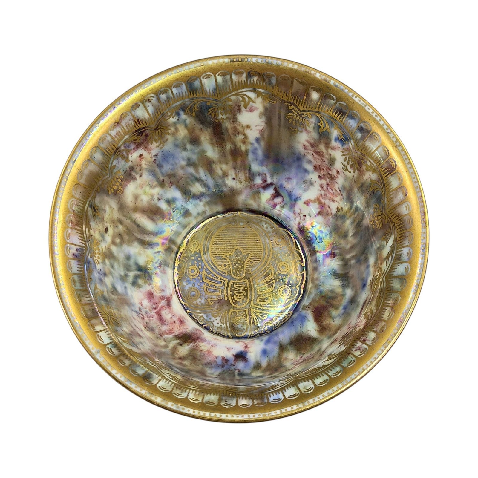 photo for sale Daisy Makeig Jones Wedgwood Fairyland Lustre Bowl Z4825, C.1915