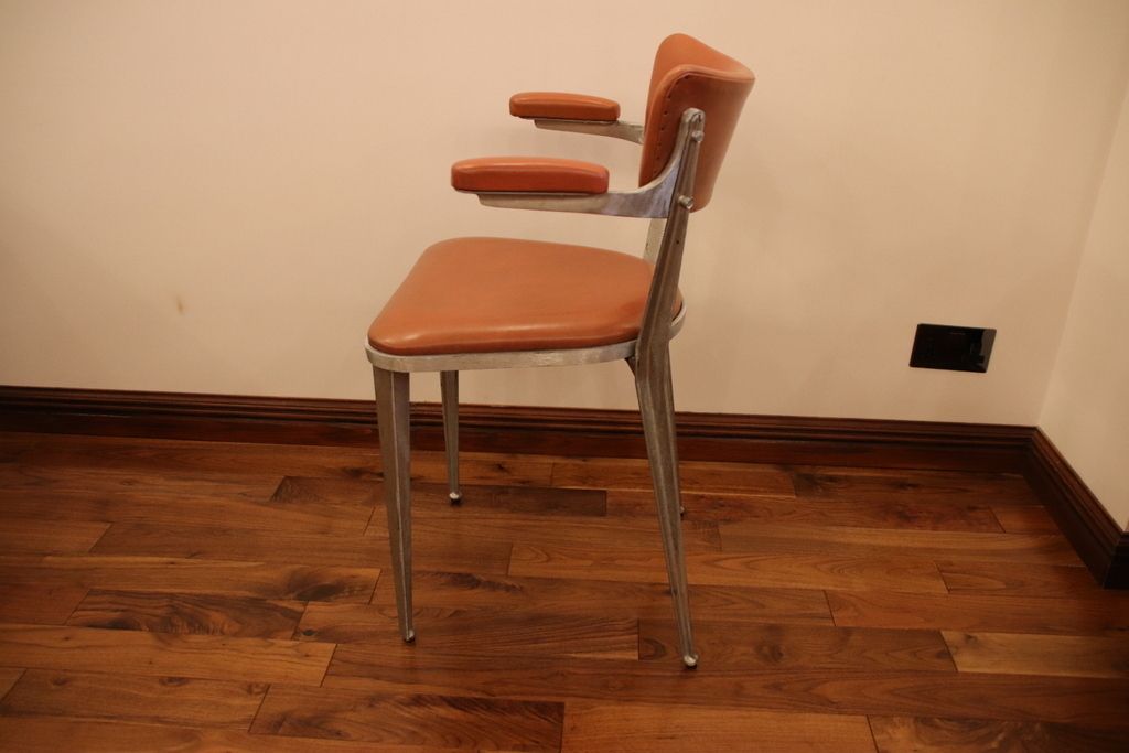 Furniture 10 Ernest Race Dining Chairs, 1950s photo