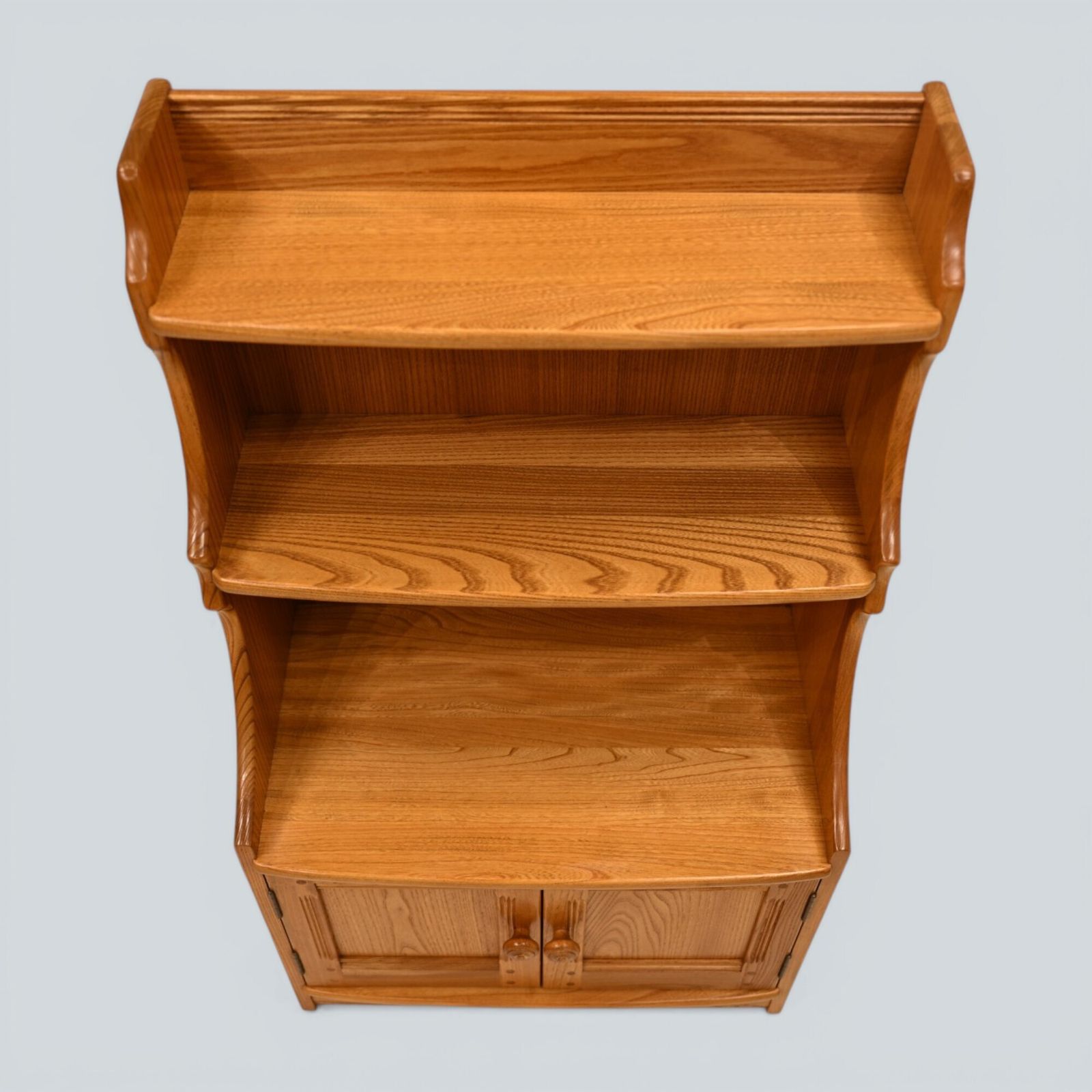 Furniture Ercol Waterfall Bookcase 2 Shelves Light Finish Free Uk* Delivery photo