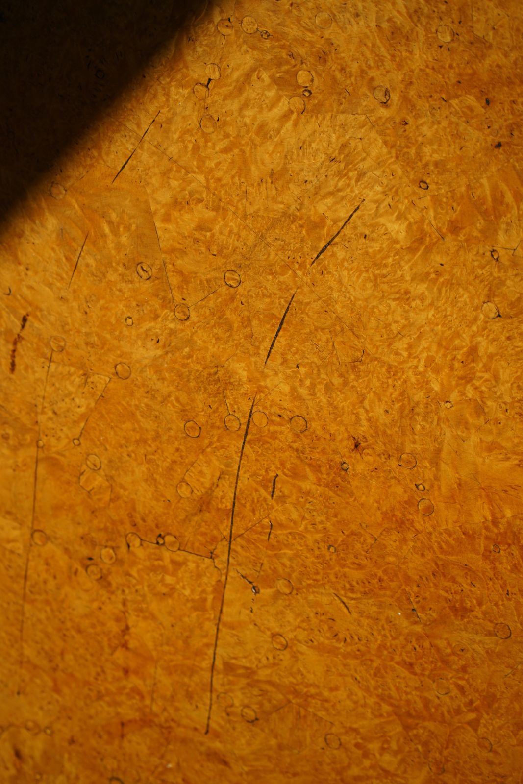 Early 19th Century, Swedish Antique Tilt Top Occasional Table In Burl Wood photo vintage