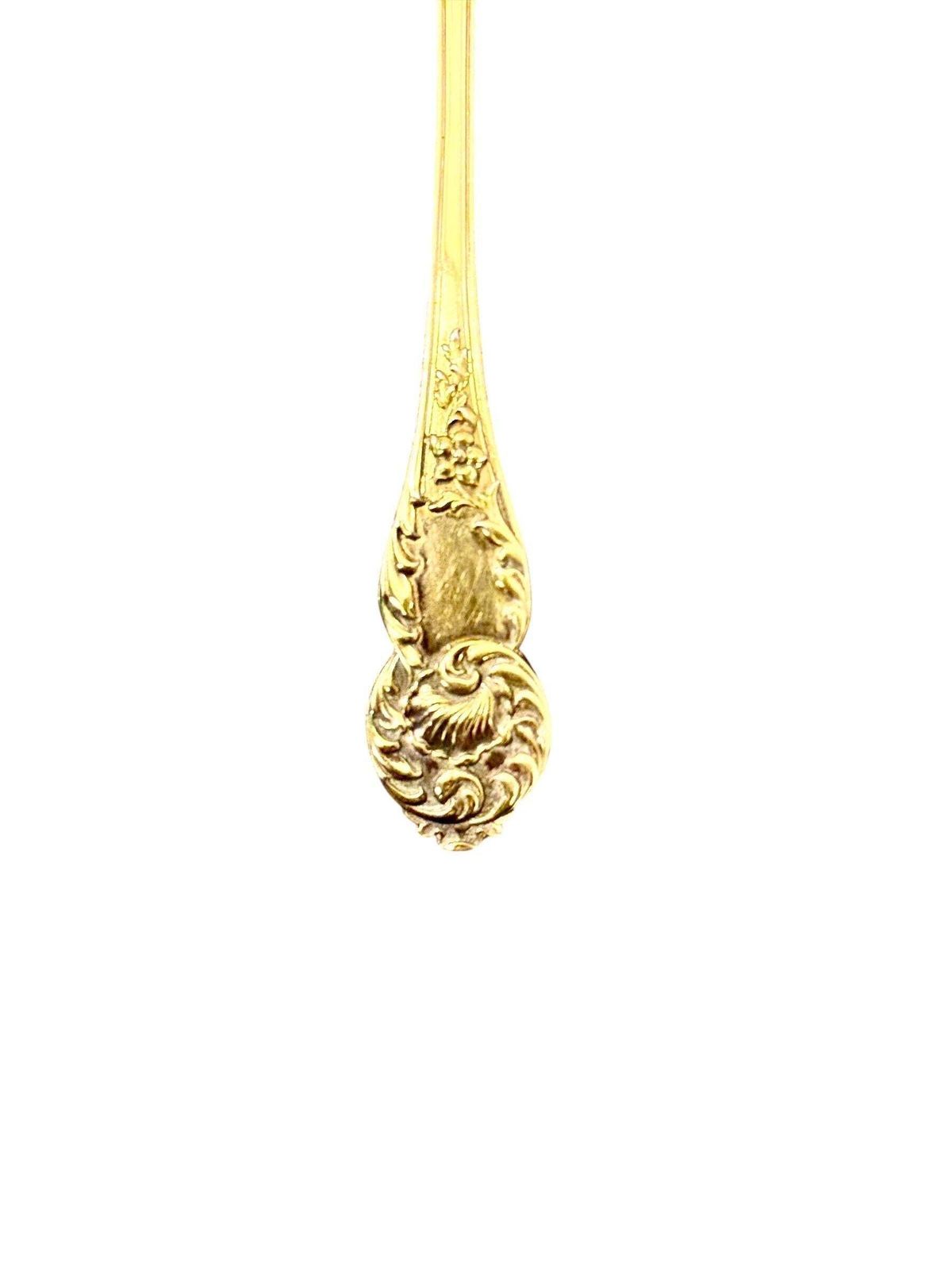 French Vermeil Tea Spoons, Vieillard Hallmark, C. 1819–1838 photo Home Decor