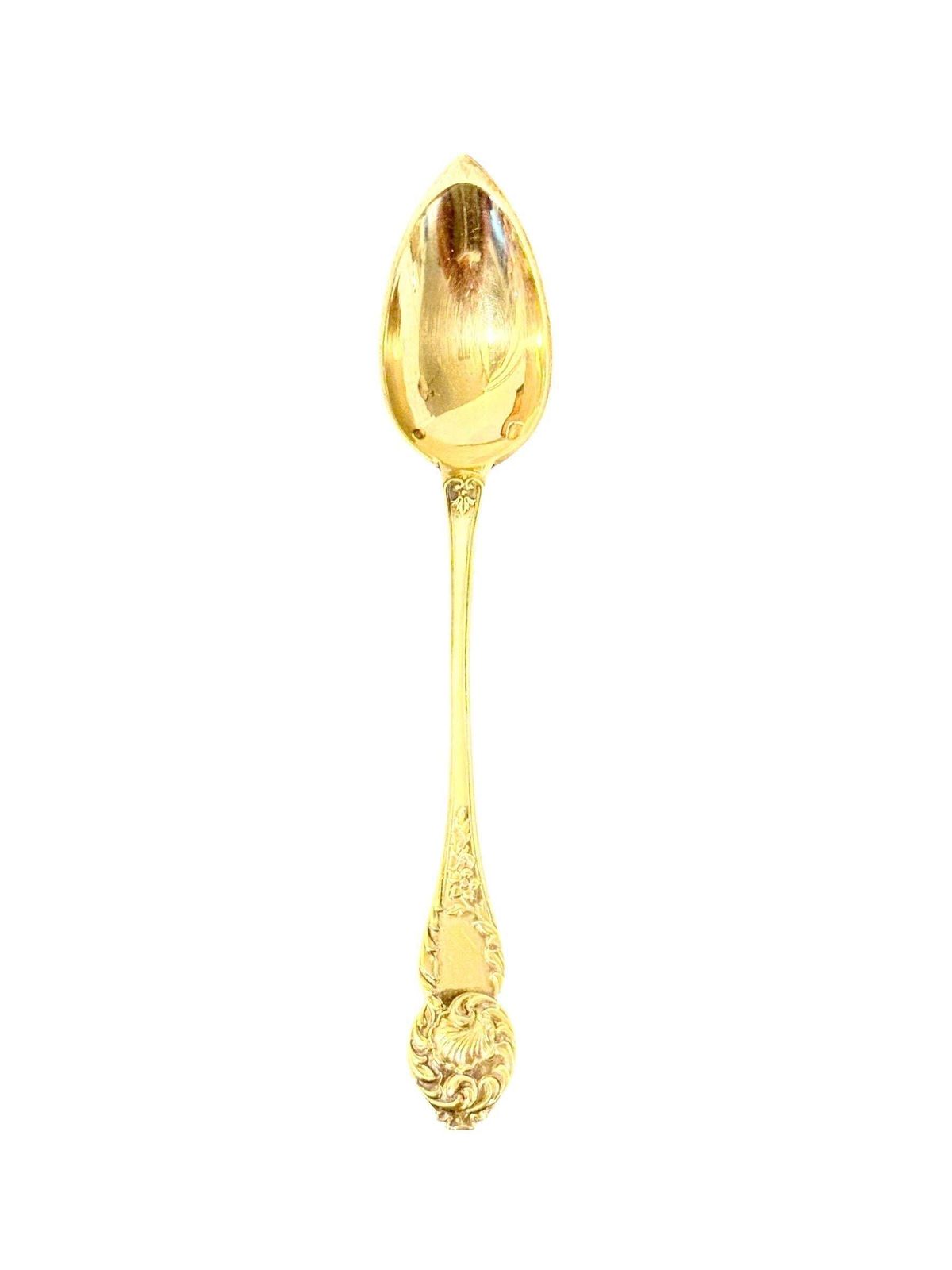 photo for sale French Vermeil Tea Spoons, Vieillard Hallmark, C. 1819–1838