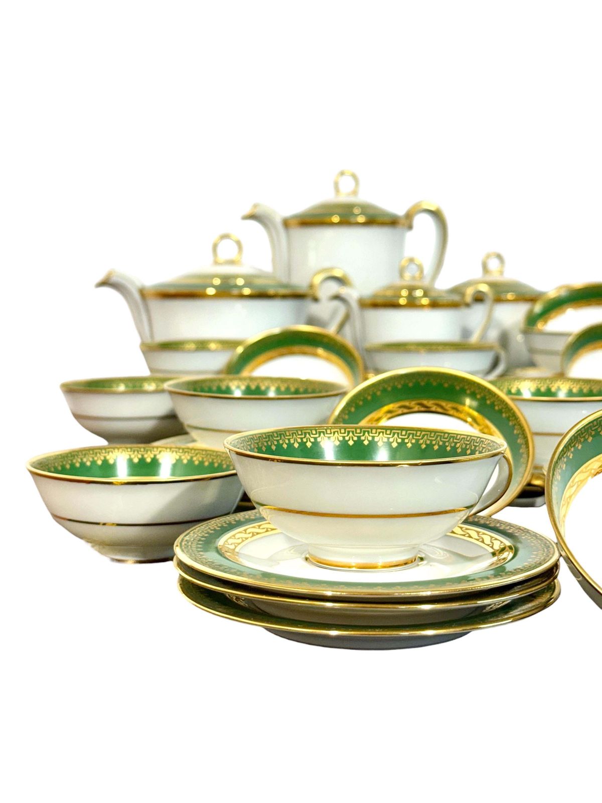 Art Deco Limoges "Unic" Porcelain Tea & Coffee Service, 44 Pieces photo Home Decor