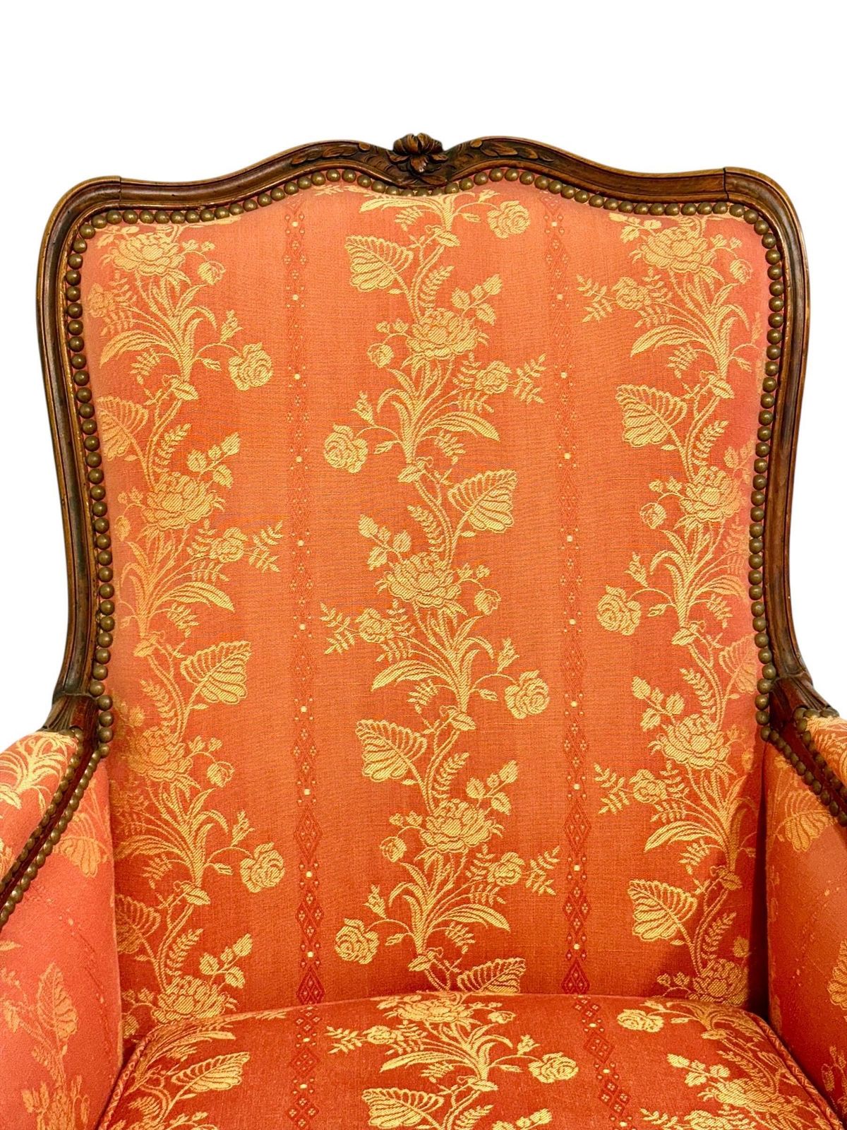 photo vinterior Pair Of French Louis XV Style Walnut Bergère Chairs, 19th Century