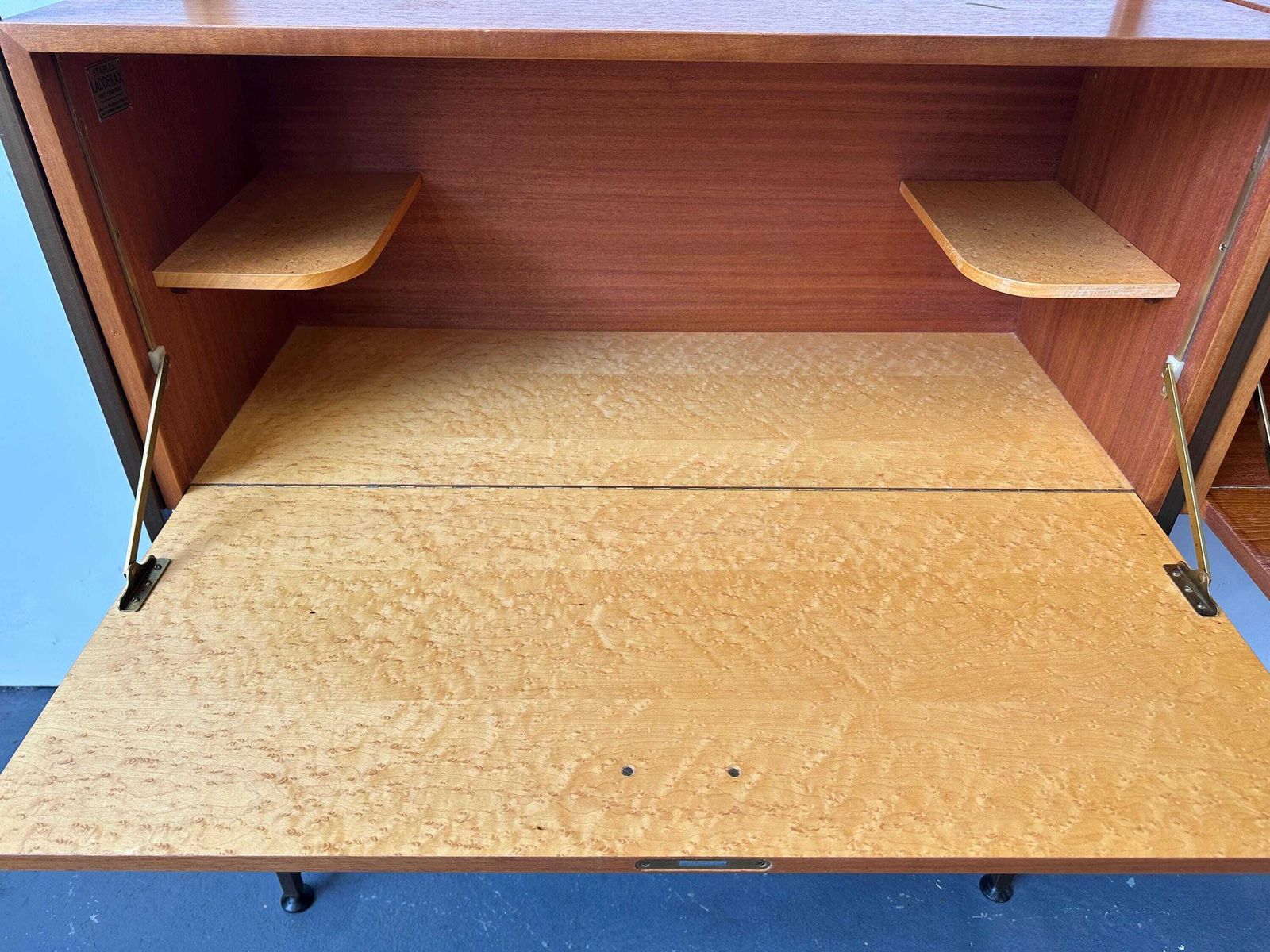 photo buy Vintage 1960s Ladderax Teak Shelving Bookcase Desk Unit. Danish Retro G Plan Mid Century