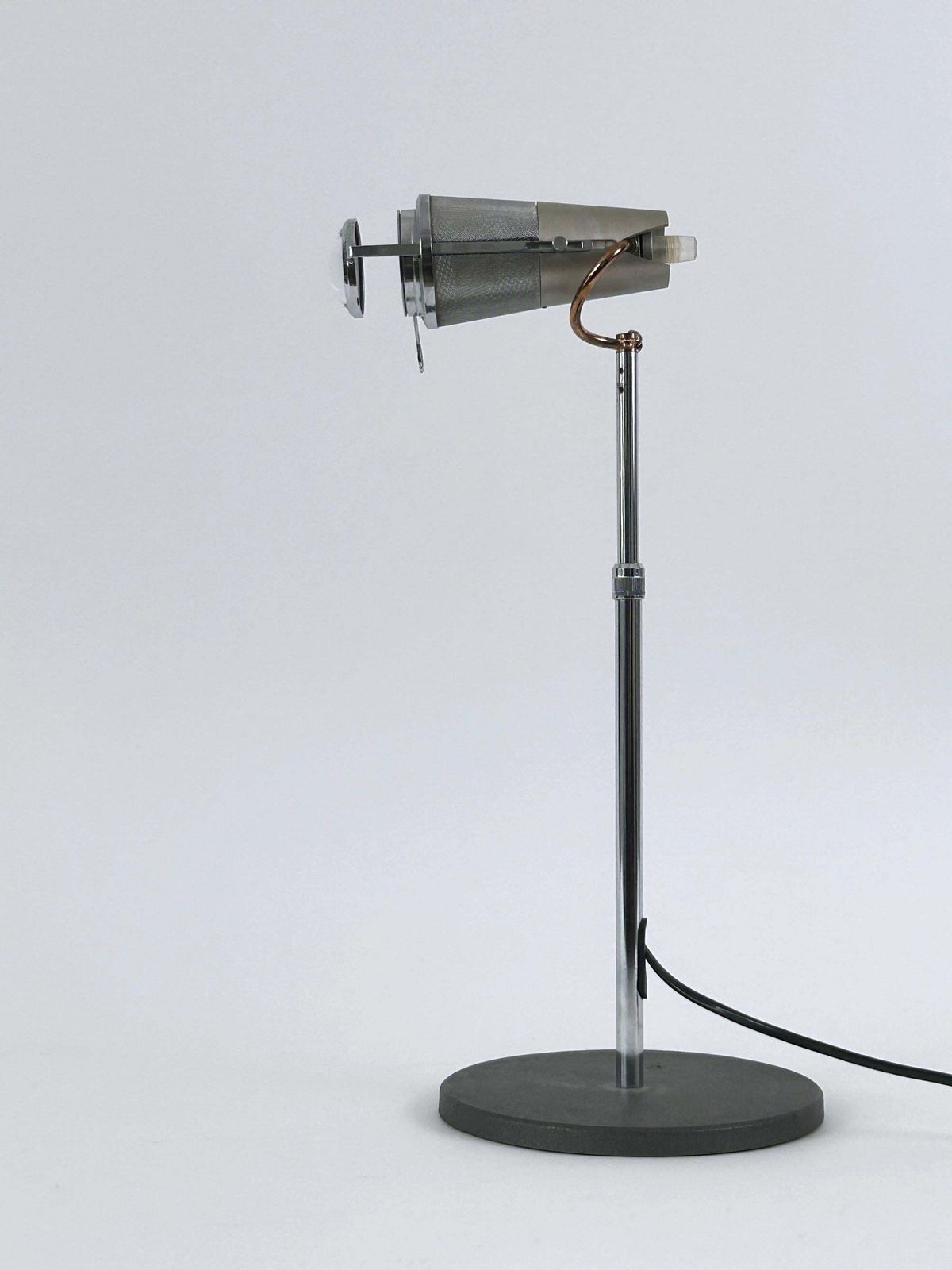 photo vinterior Rare Arturo Silva Light Projector Or Table Lamp Galileo Sistema For Antonangeli
