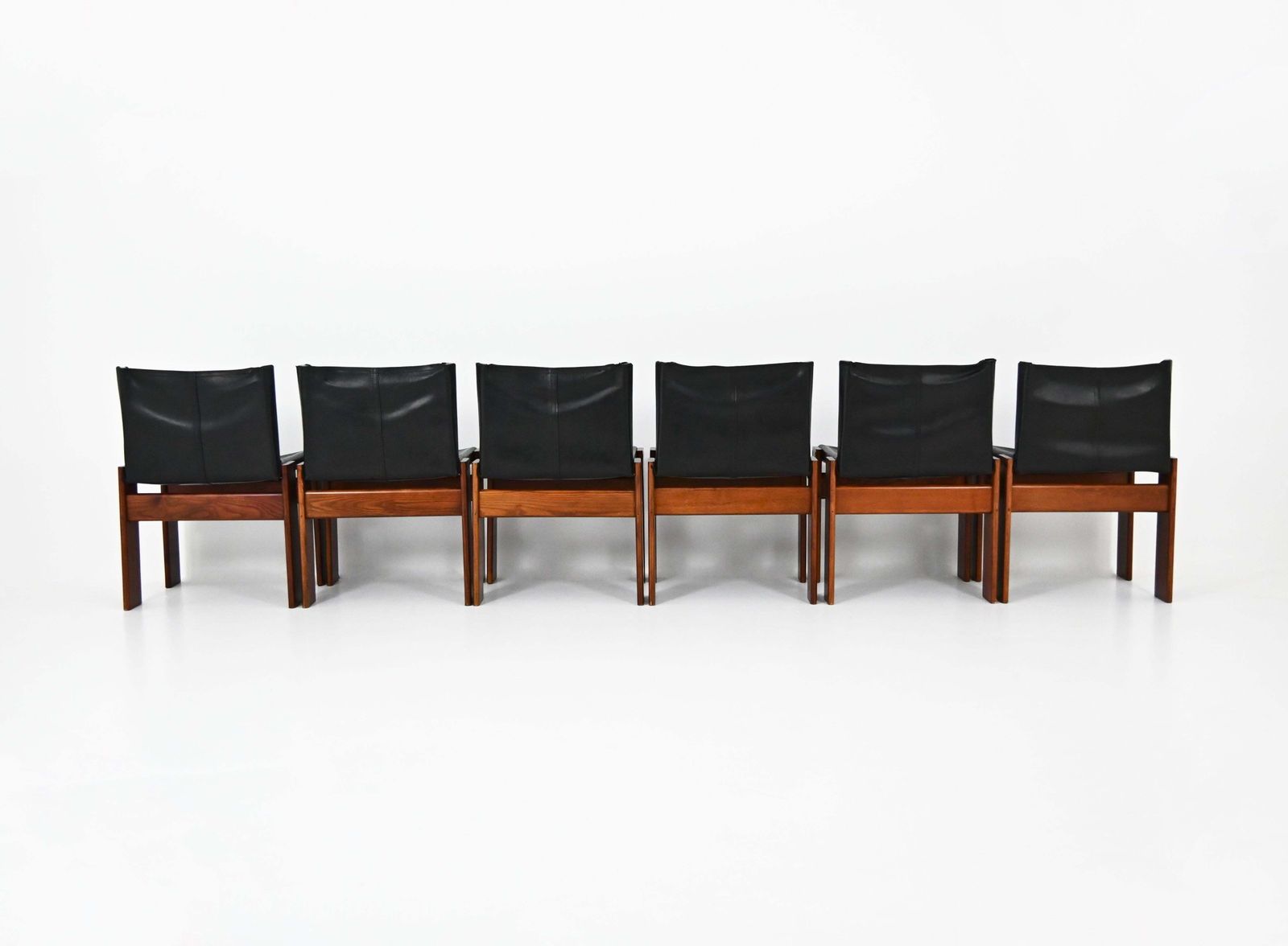 Monk Dining Chairs By Afra & Tobia Scarpa For Molteni, 1970s, Set Of 6 photo vinterior