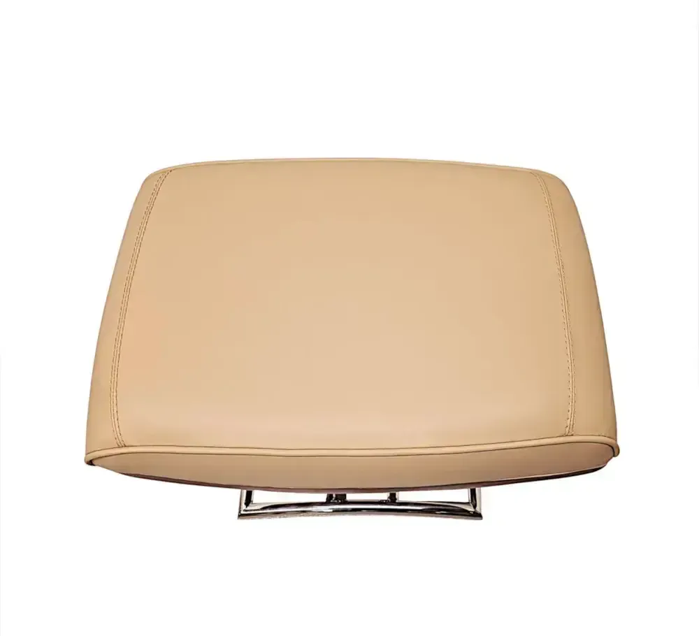 Een art deco kruk van chroom en leer photo furniture