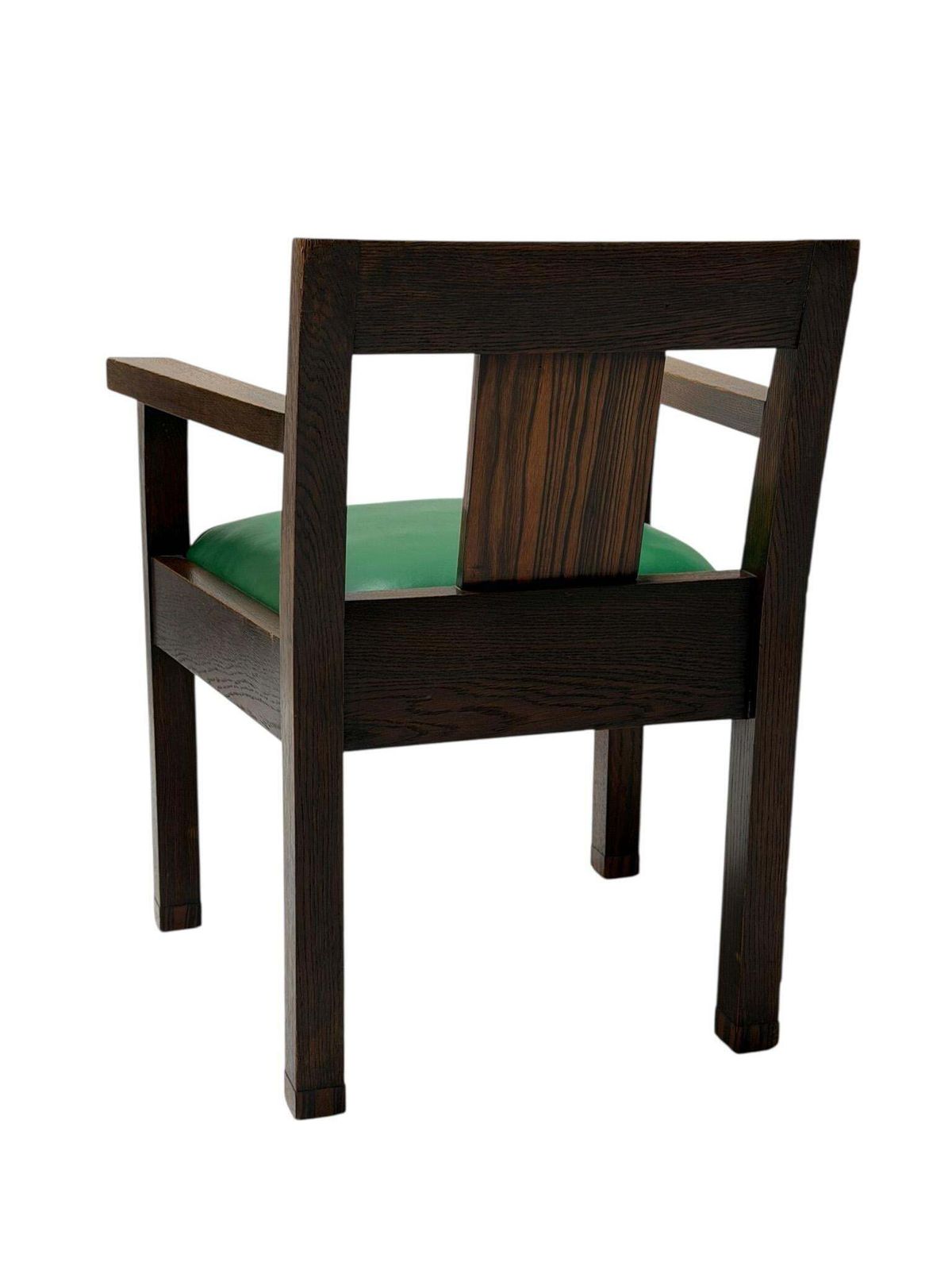 photo buy 1920s Art Deco Modernist Desk And Armchair Set In Solid Oak
