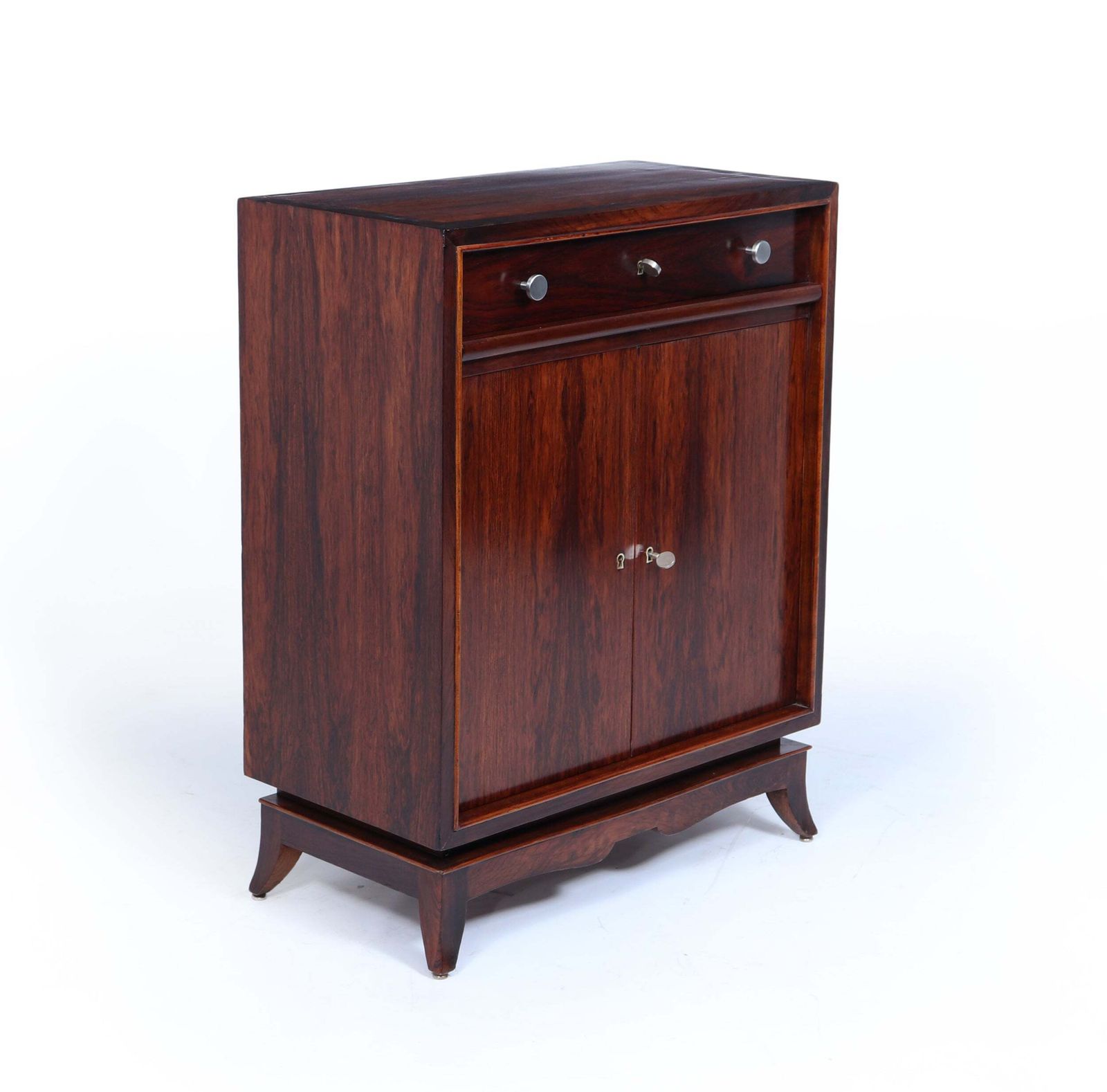 French Art Deco Rosewood Cocktail Cabinet