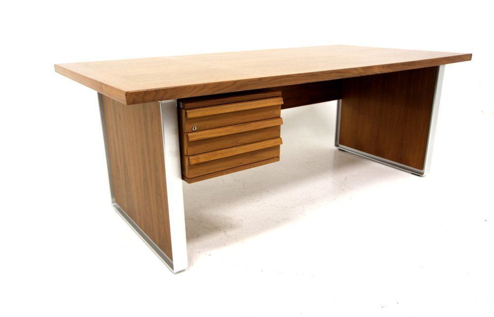Bureau scandinave par Karl Erik Ekselius pour JOC Vetlanda, 1950 photo furniture