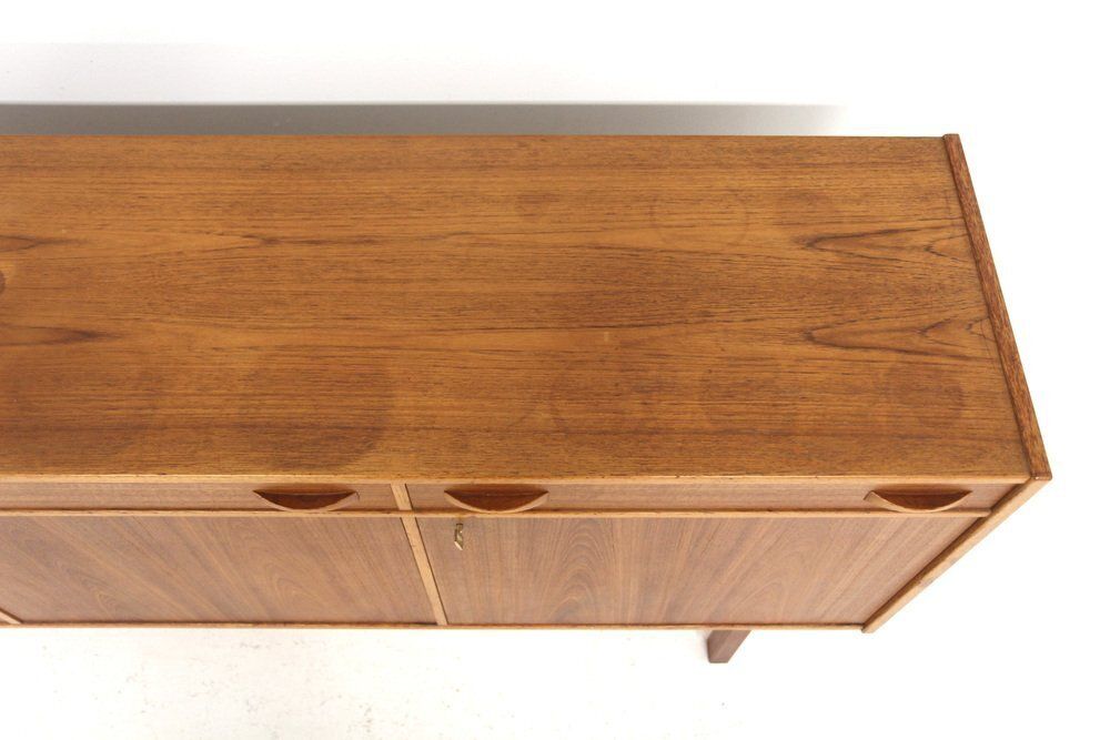 1297.0 Enfilade scandinave en teck et suède d'Alberts Tibro, 1960 photo