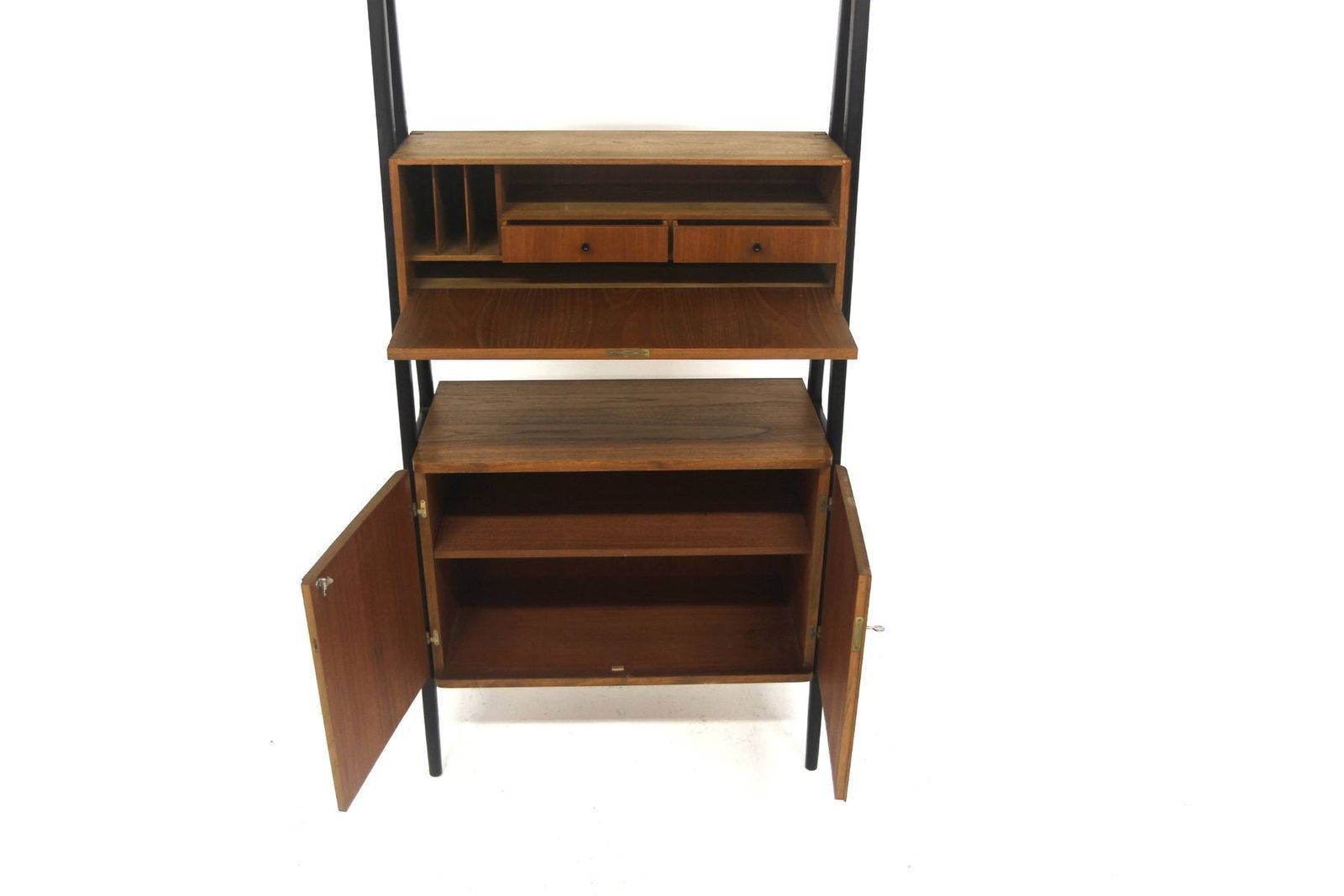 Secrétaire scandinave en teck, Suède, années 1960 photo vinterior